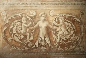 Monochomatic Frieze Fresco Painting