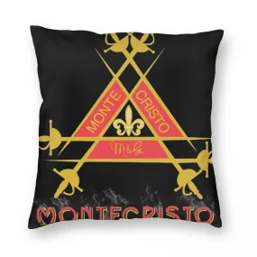 Monte Christo Habana Cuba Cigar Style Pillowcases  Poliester