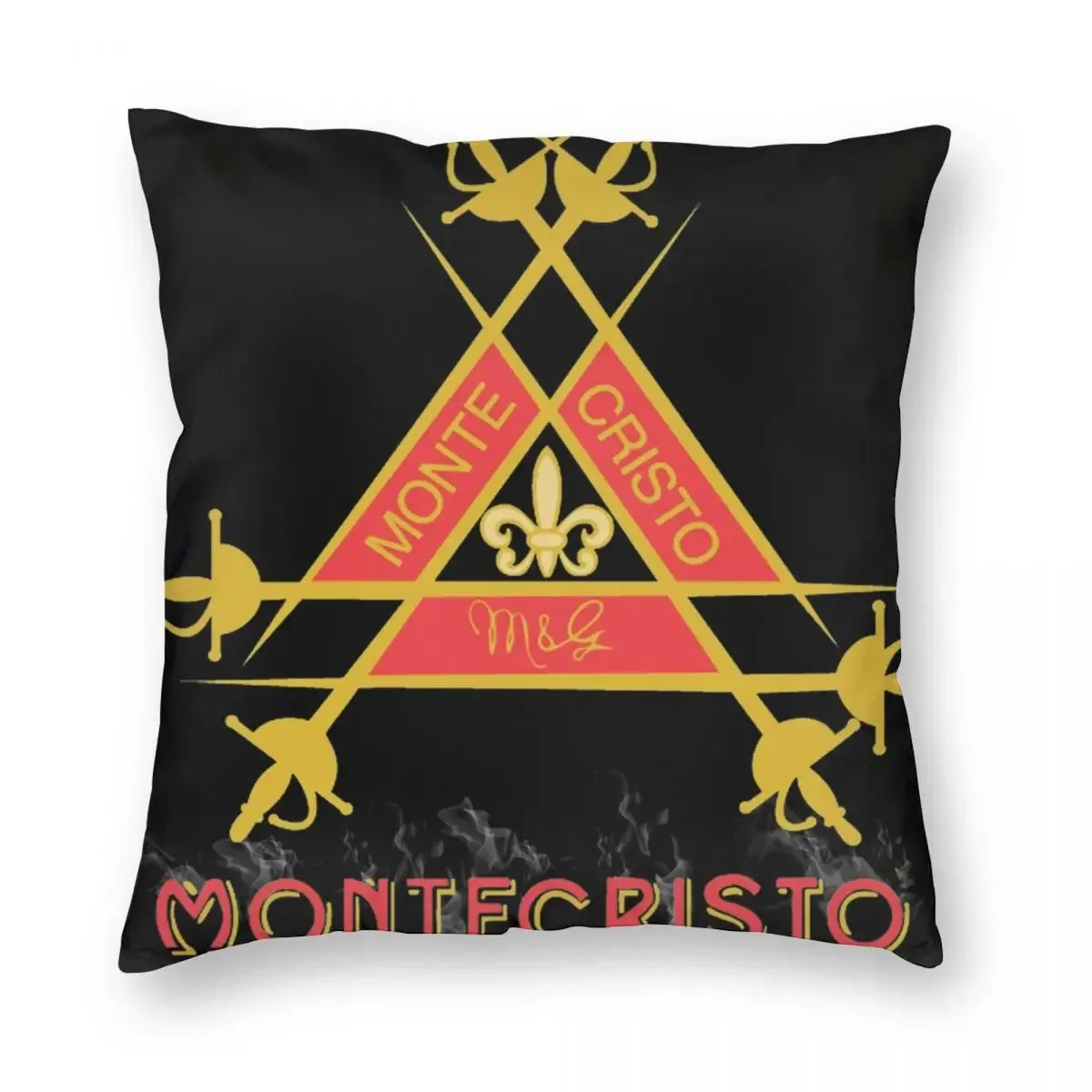 Monte Christo Habana Cuba Cigar Style Pillowcases  Poliester