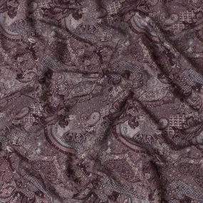 Mystic Paisley Viscose Fabric - 110cm Width, Exquisite Detailing, Buy Online by the Meter-D18018