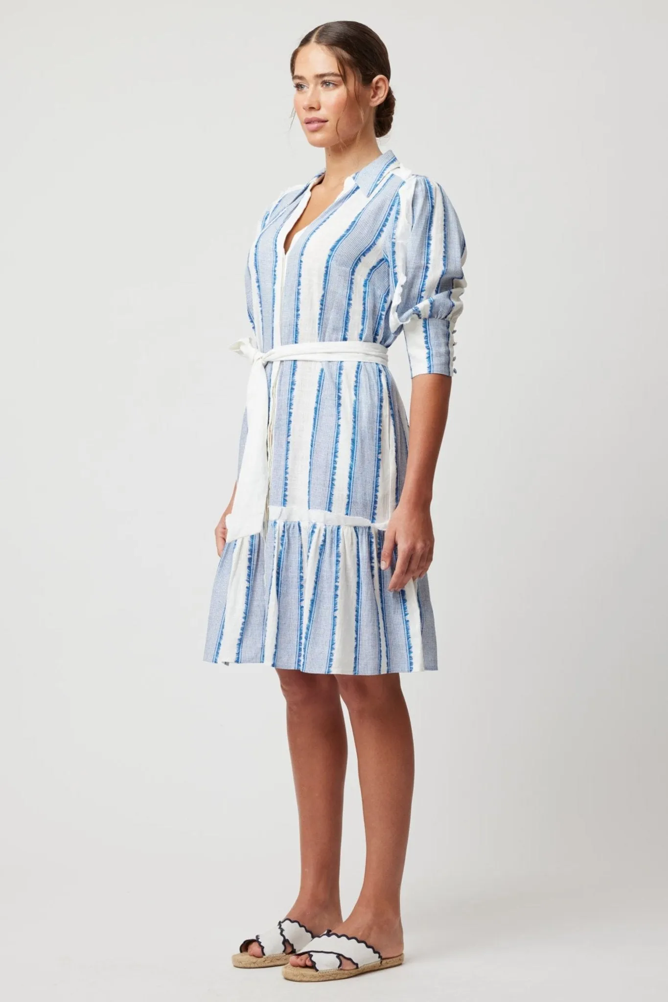 NERANO LINEN SHIRT DRESS - OW41619