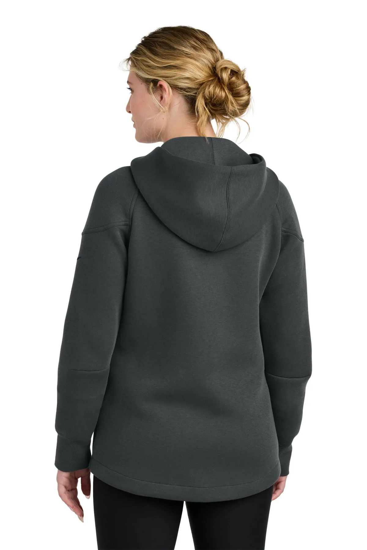 Nike Womens Tech Fleece Full-Zip Custom Hoodies, Anthracite Heather