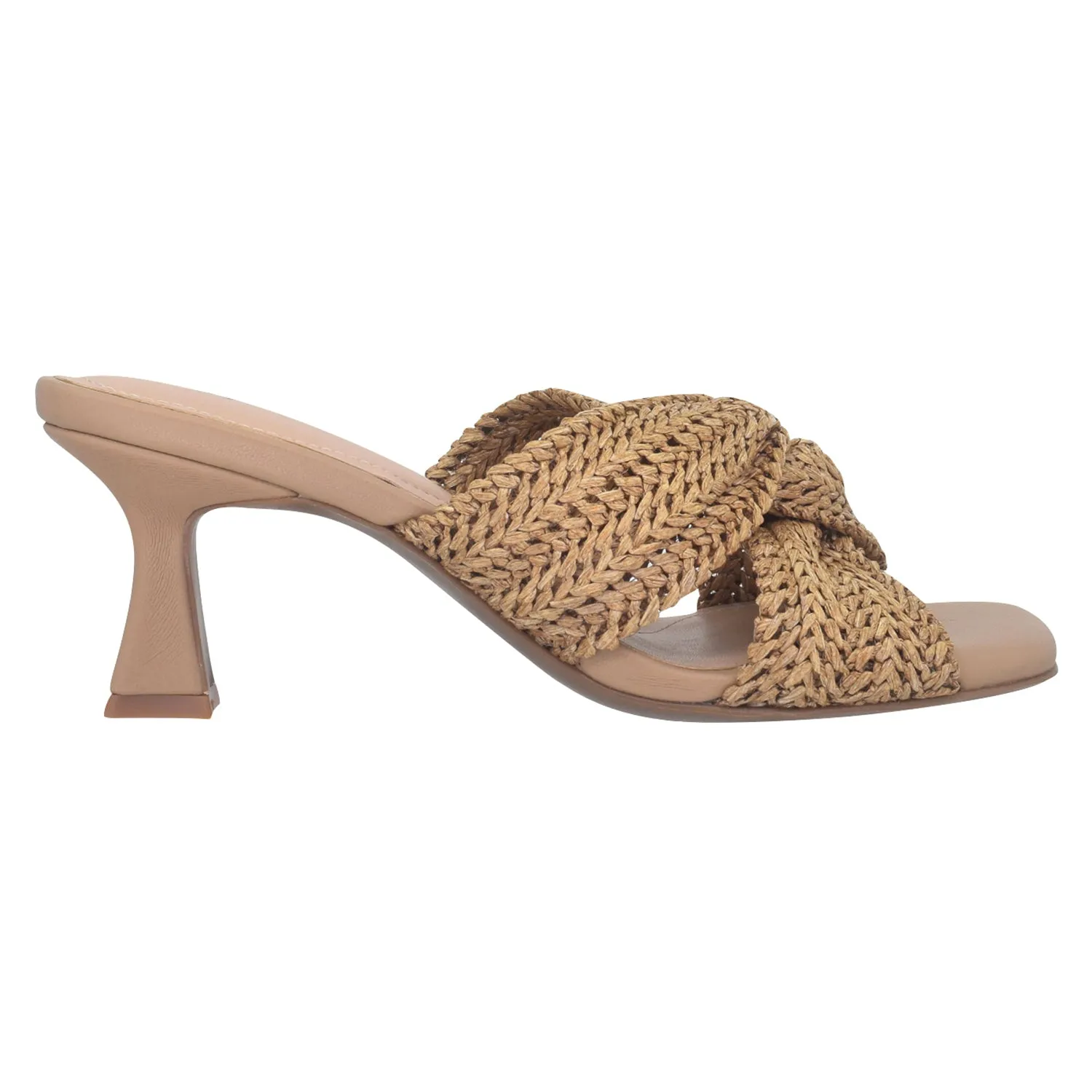 Nikka Raffia Sandal with Memory Foam