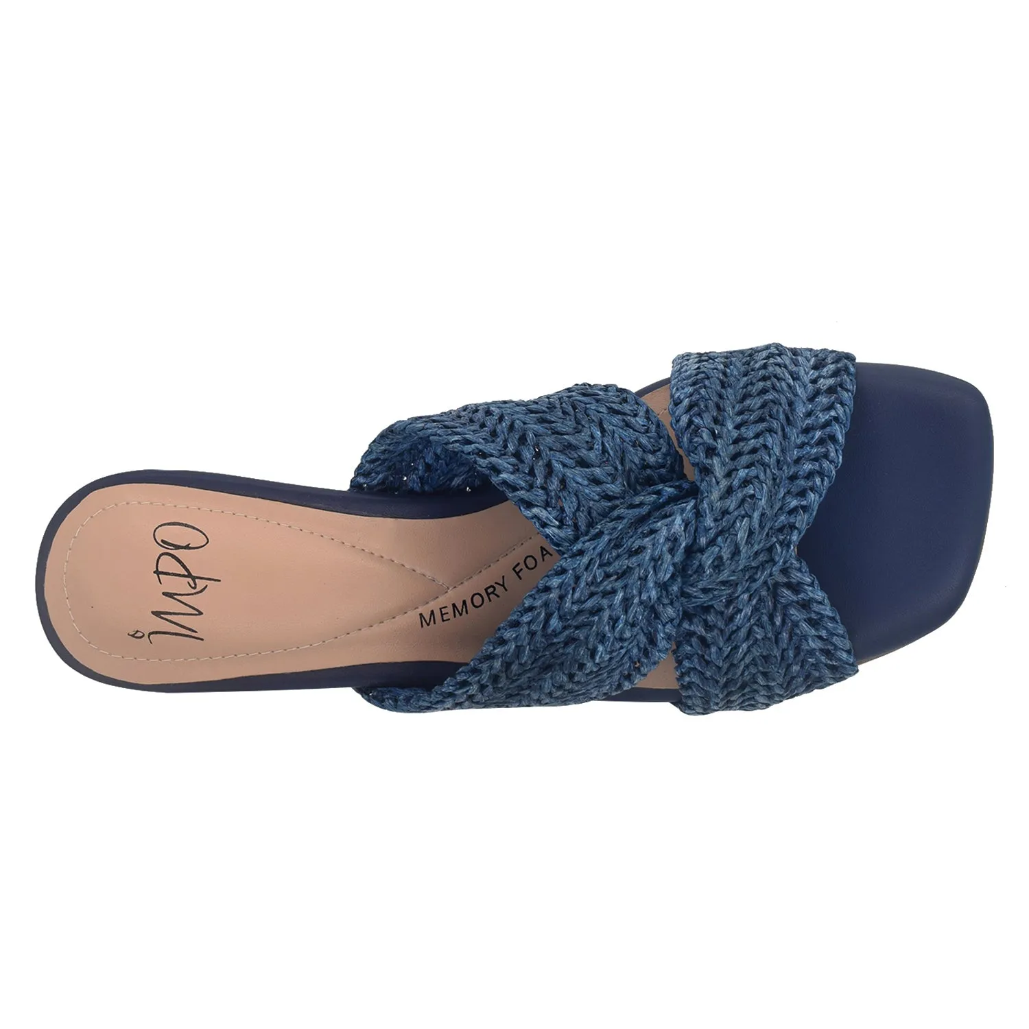 Nikka Raffia Sandal with Memory Foam