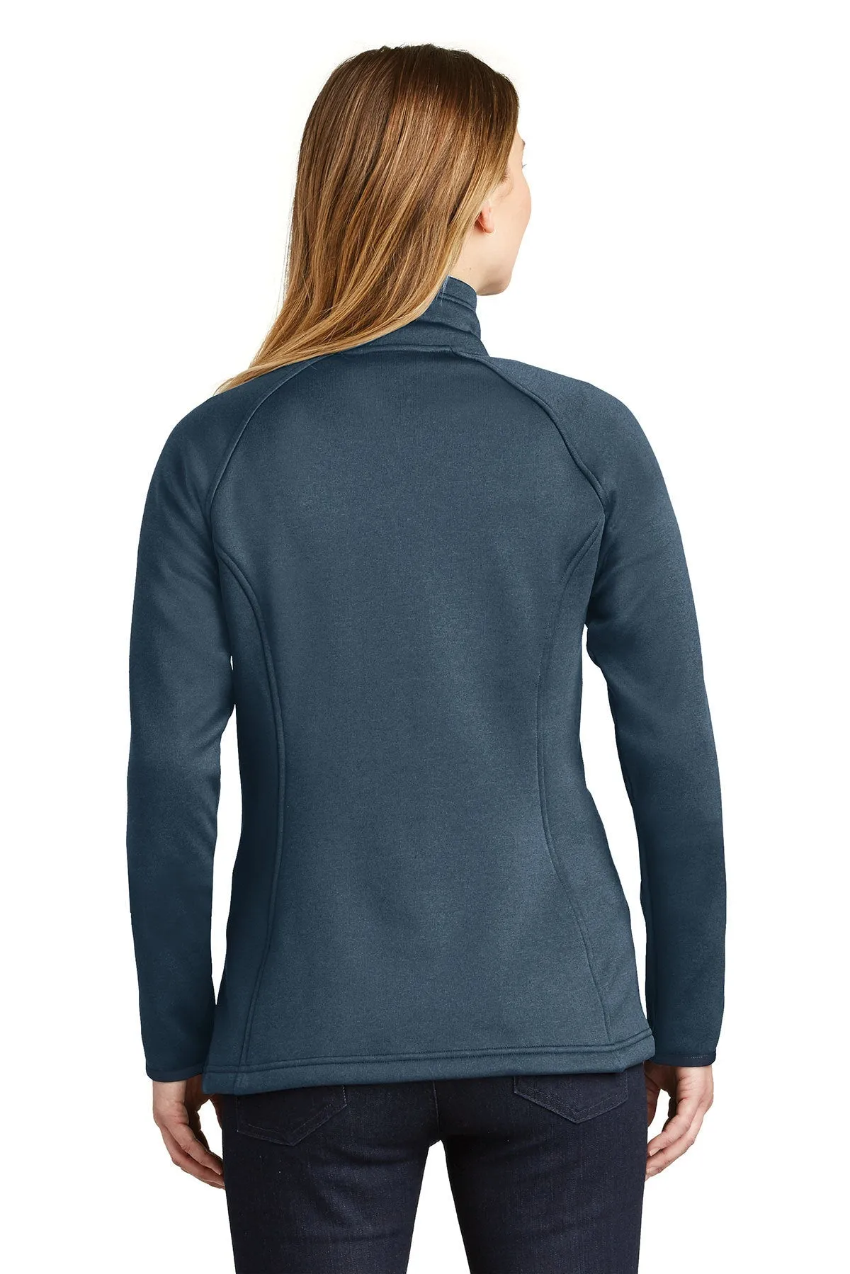 North Face Ladies Canyon Flats Stretch Fleece Jacket Urban Navy Heather