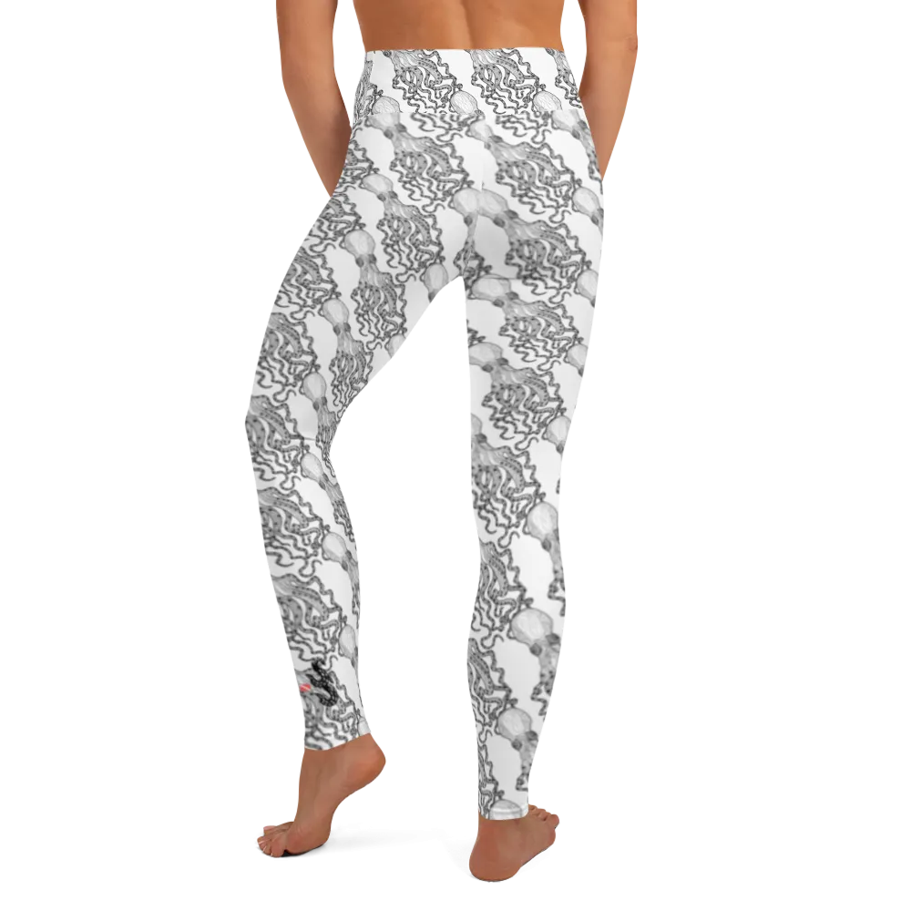 Octopus Sea Leggings - High Waist (Warehouse)