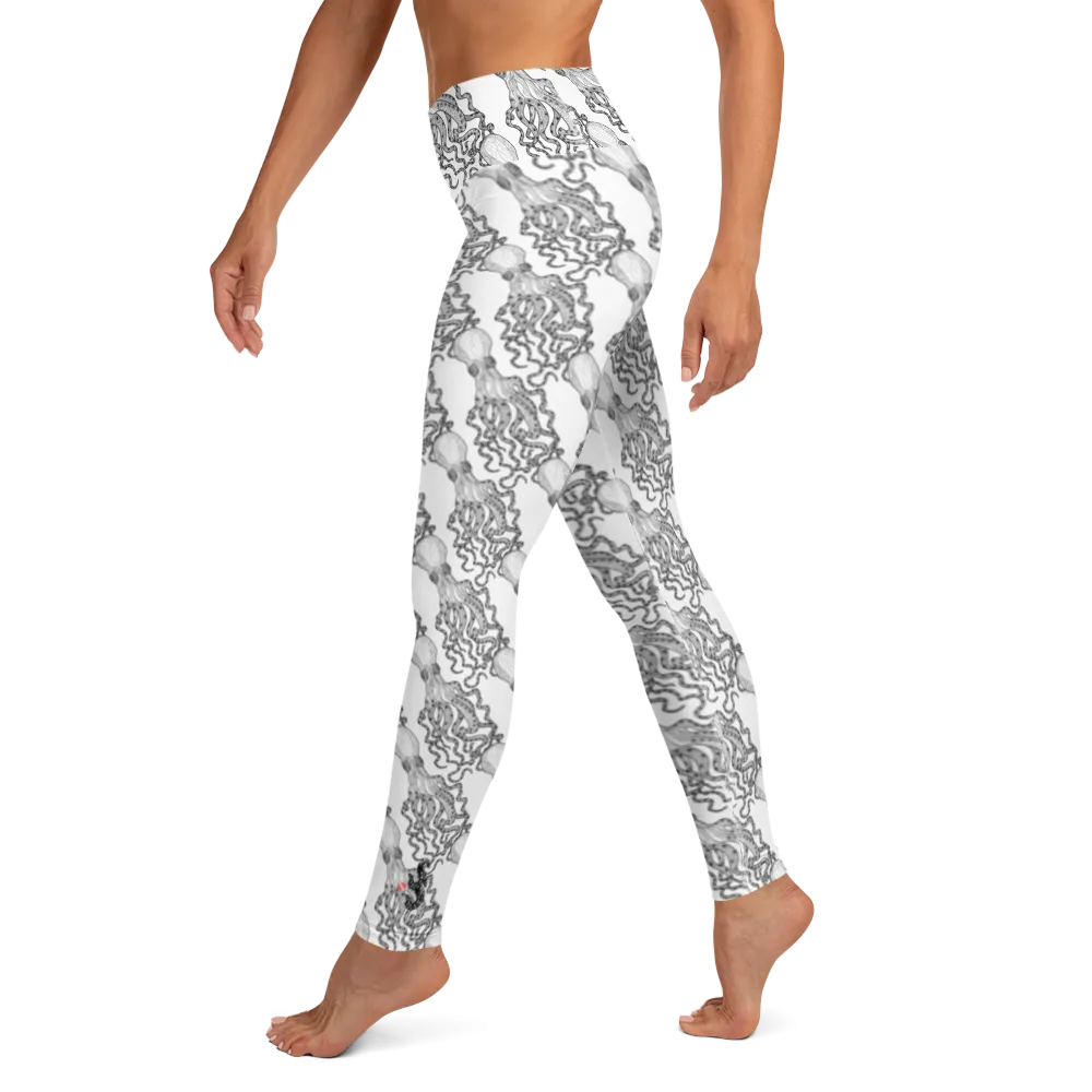 Octopus Sea Leggings - High Waist (Warehouse)