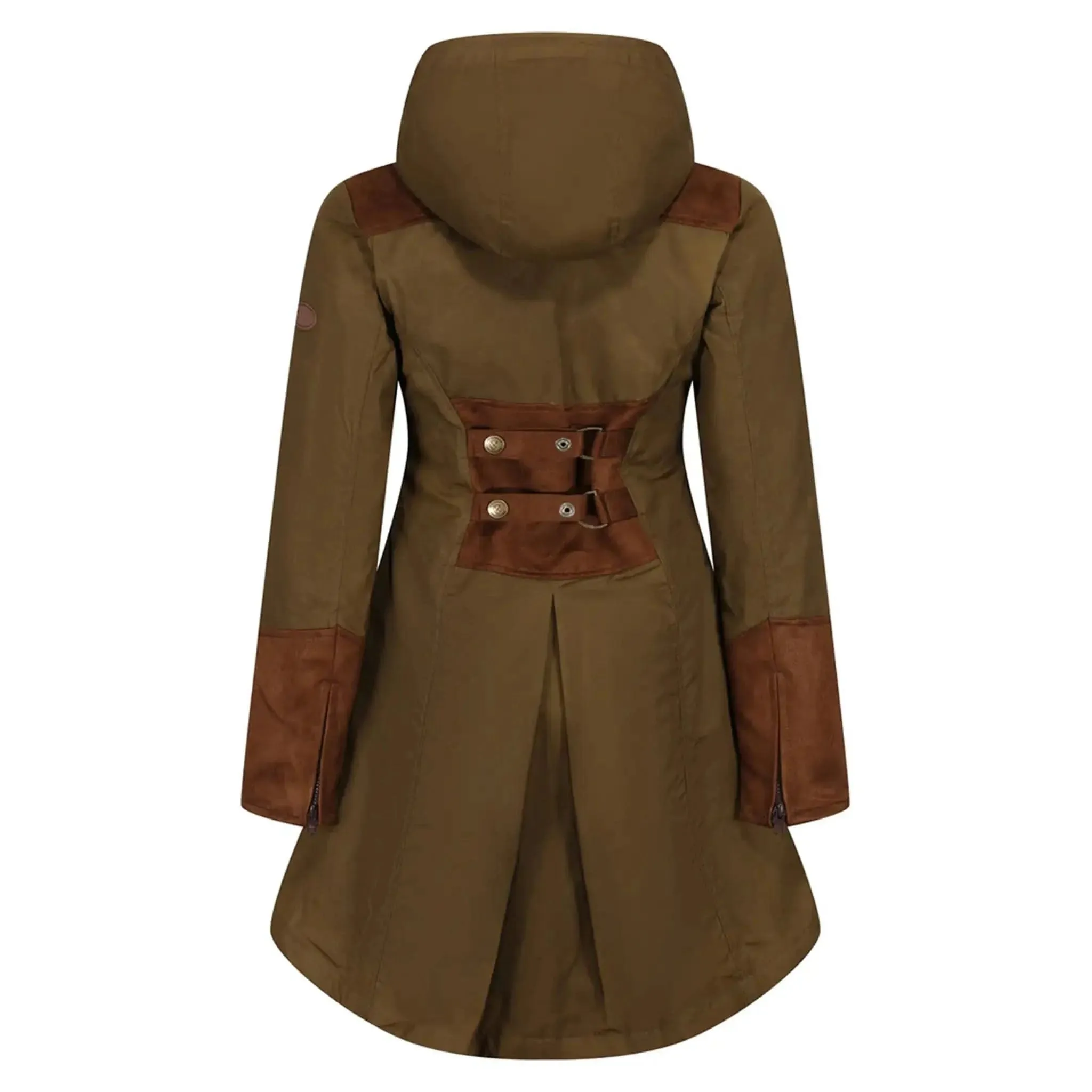 Odette Khaki Waterproof Coat