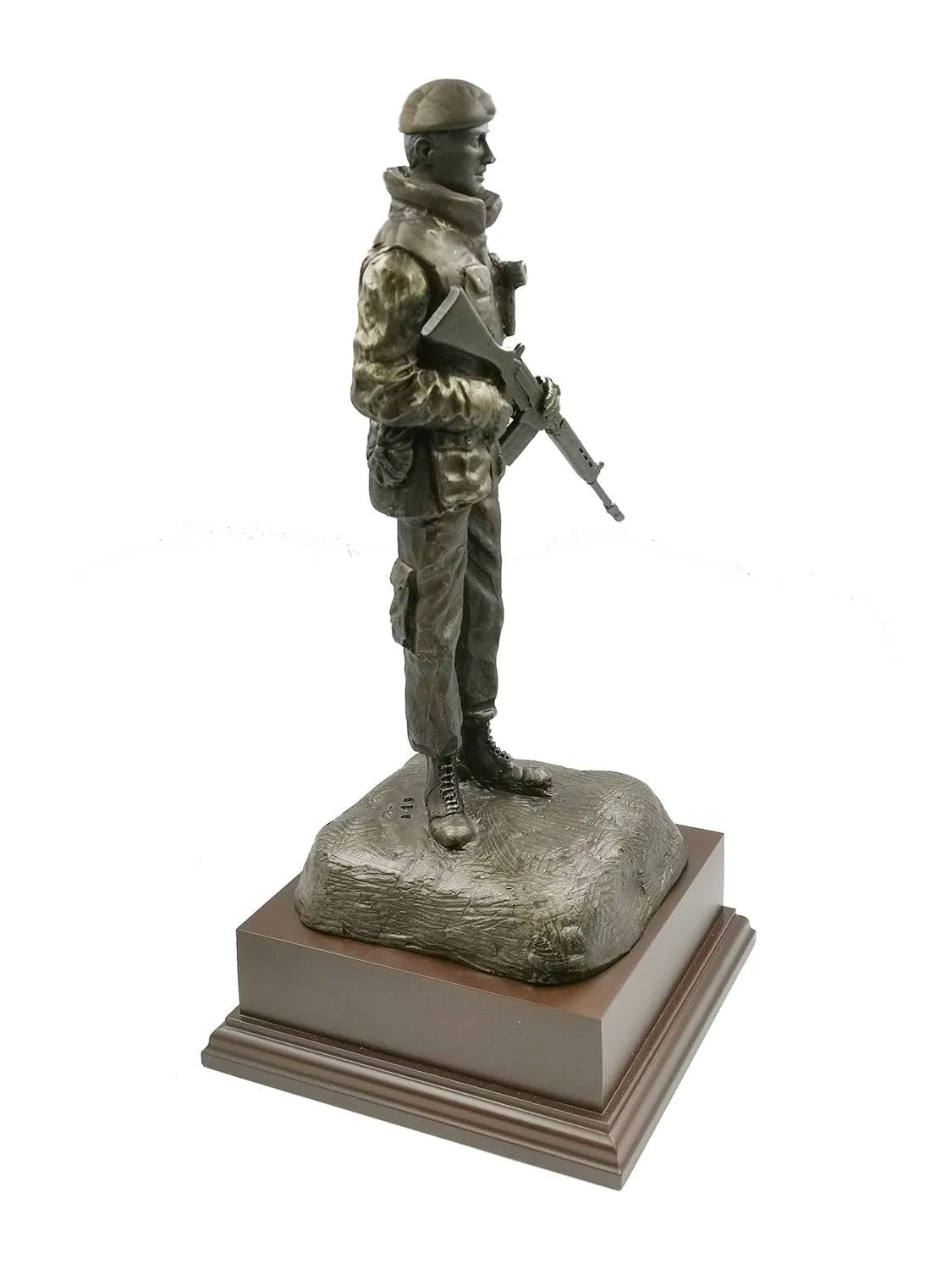 OP BANNER Northern Ireland British Soldier Cold Cast Bronze Figurine