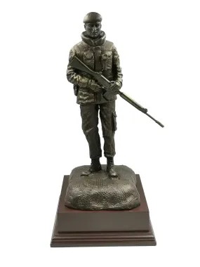 OP BANNER Northern Ireland British Soldier Cold Cast Bronze Figurine