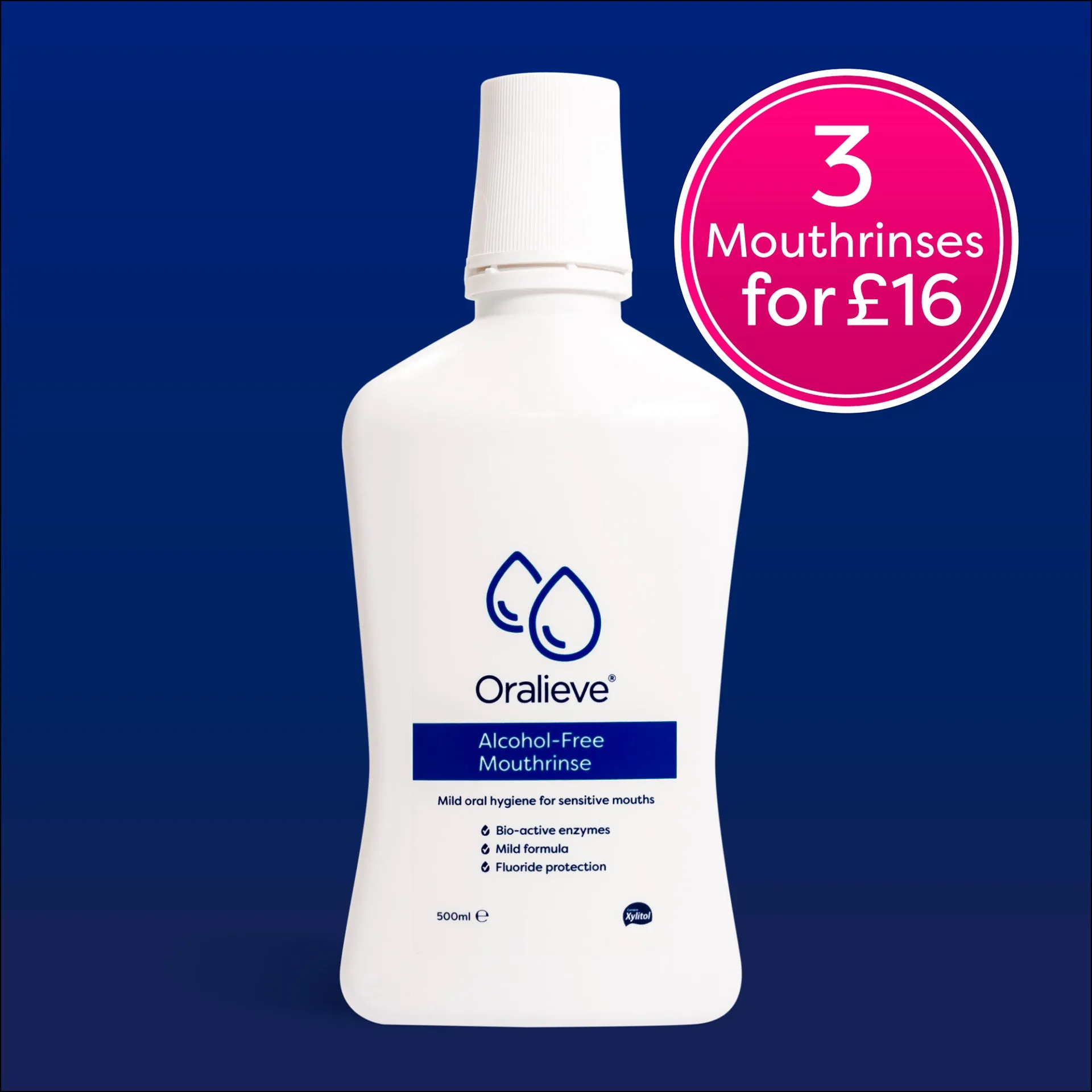 Oralieve Alcohol-Free Mouthwash for Dry Mouth