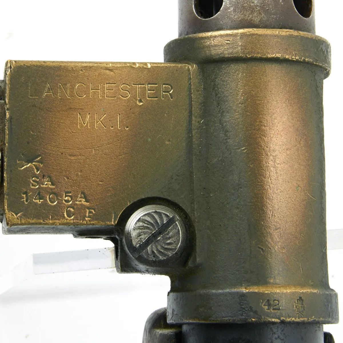 Original British WWII Lanchester Display Sub Machine Gun