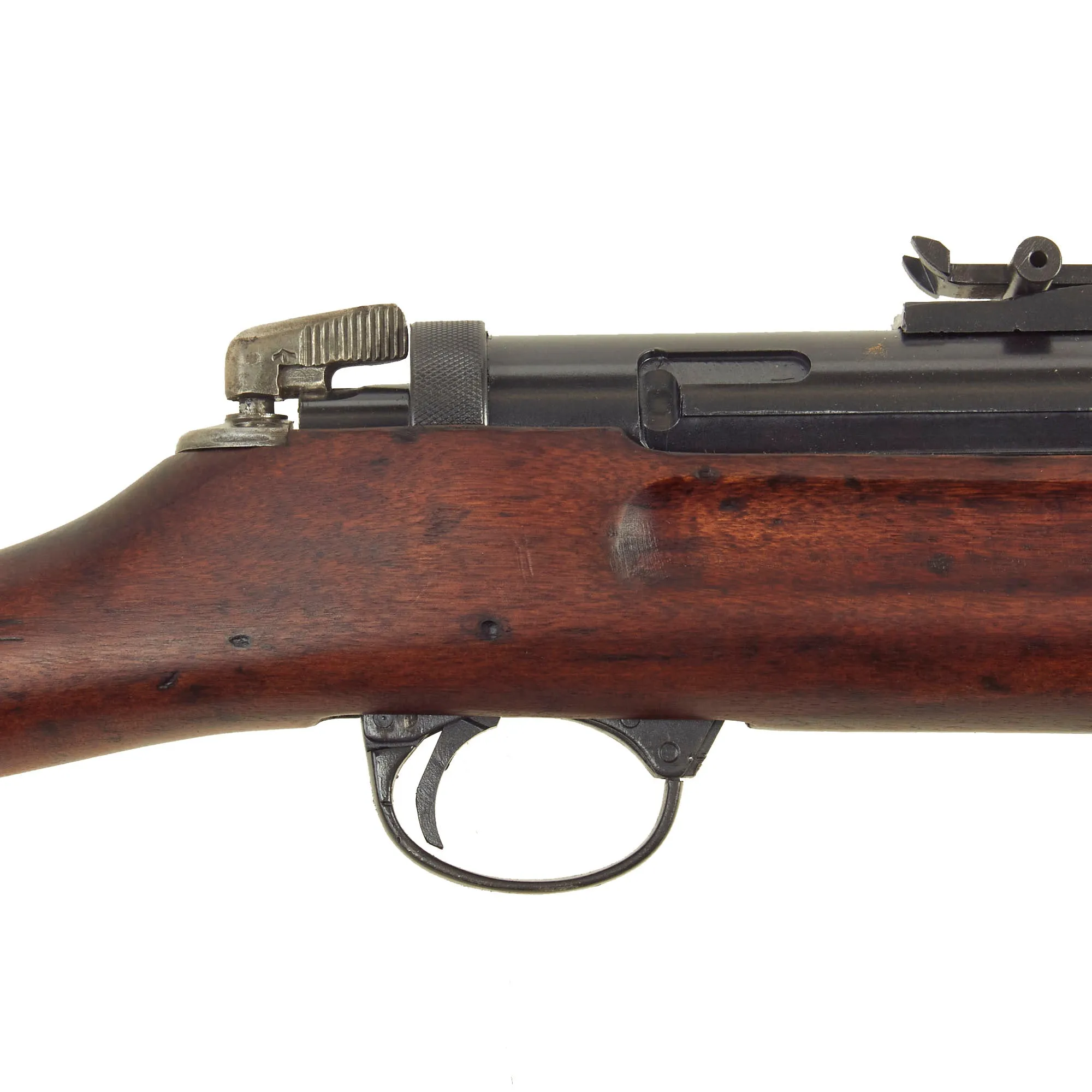 Original British WWII Lanchester MK.I* Display Submachine Gun SMG with Early Sight & Magazine - Serial 9538A