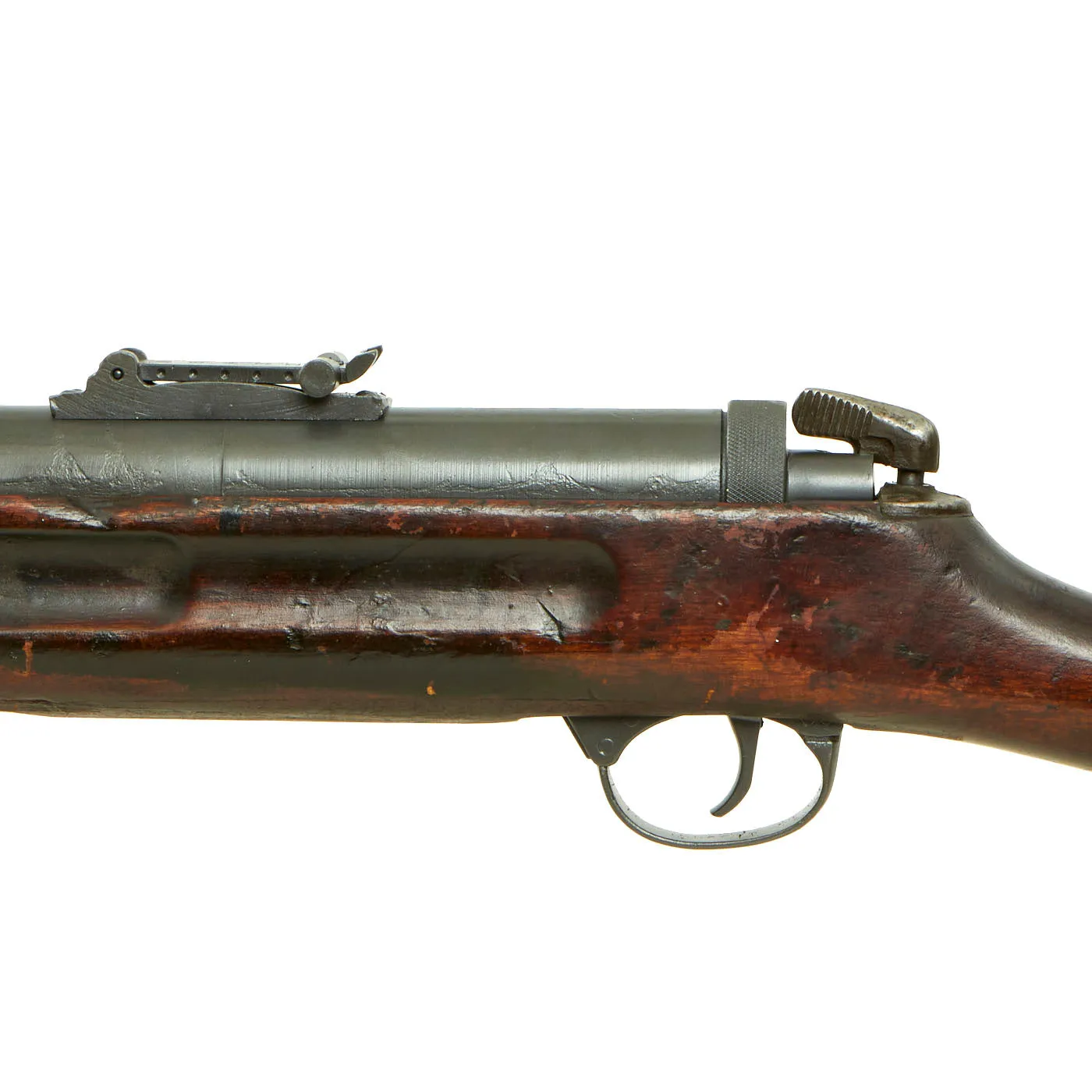 Original British WWII Lanchester MK.I* Display Submachine Gun SMG with Early Sight & Magazine