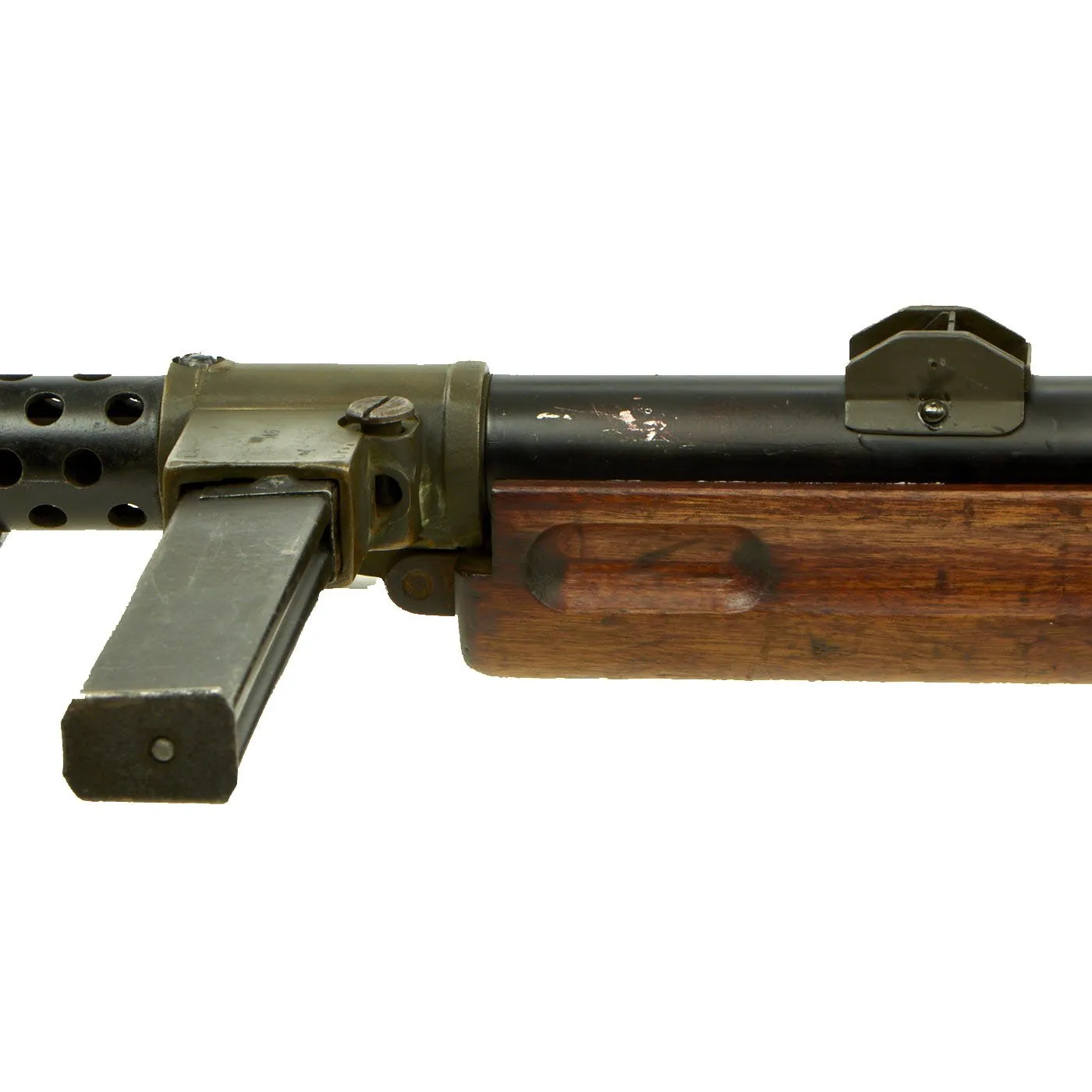 Original British WWII Lanchester MK.I* Display Submachine Gun SMG with Magazine