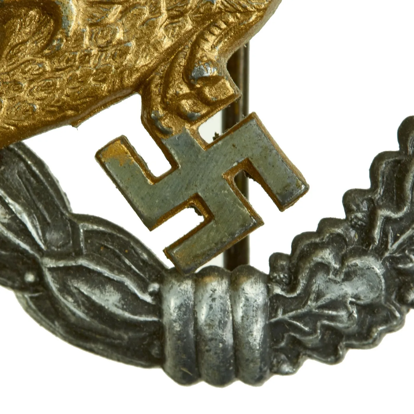 Original German WWII Cased Luftwaffe Paratrooper Fallschirmjäger Badge by Berg & Nolte - Parachutist Badge