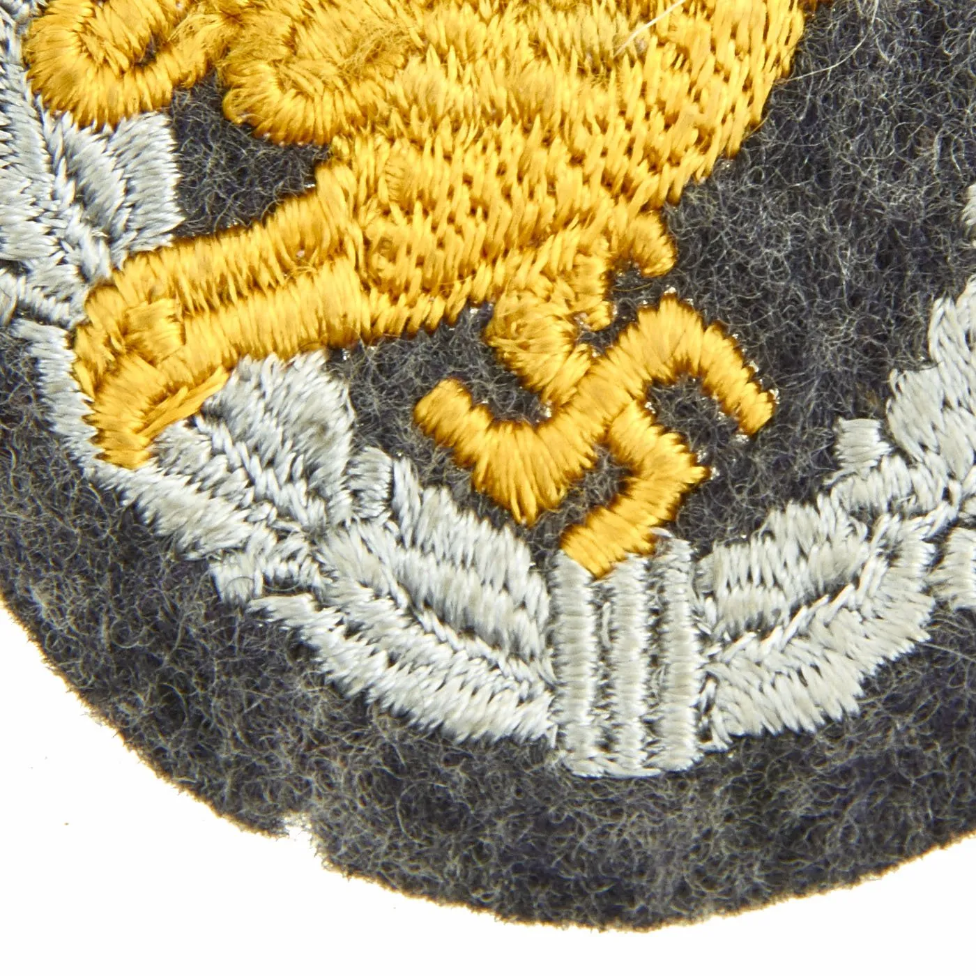 Original German WWII Luftwaffe Fallschirmjäger Paratrooper Embroidered Cloth Badge - Parachutist Badge