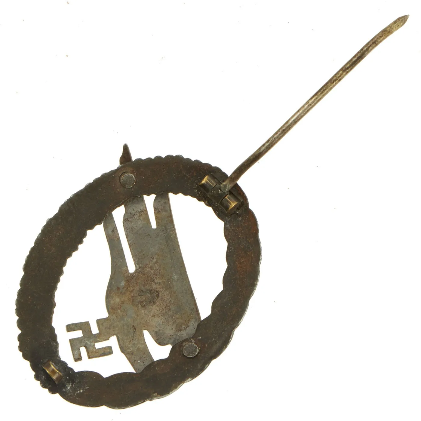 Original German WWII Luftwaffe Paratrooper Fallschirmjäger Badge by F. W. Assmann & Söhne - Parachutist Badge