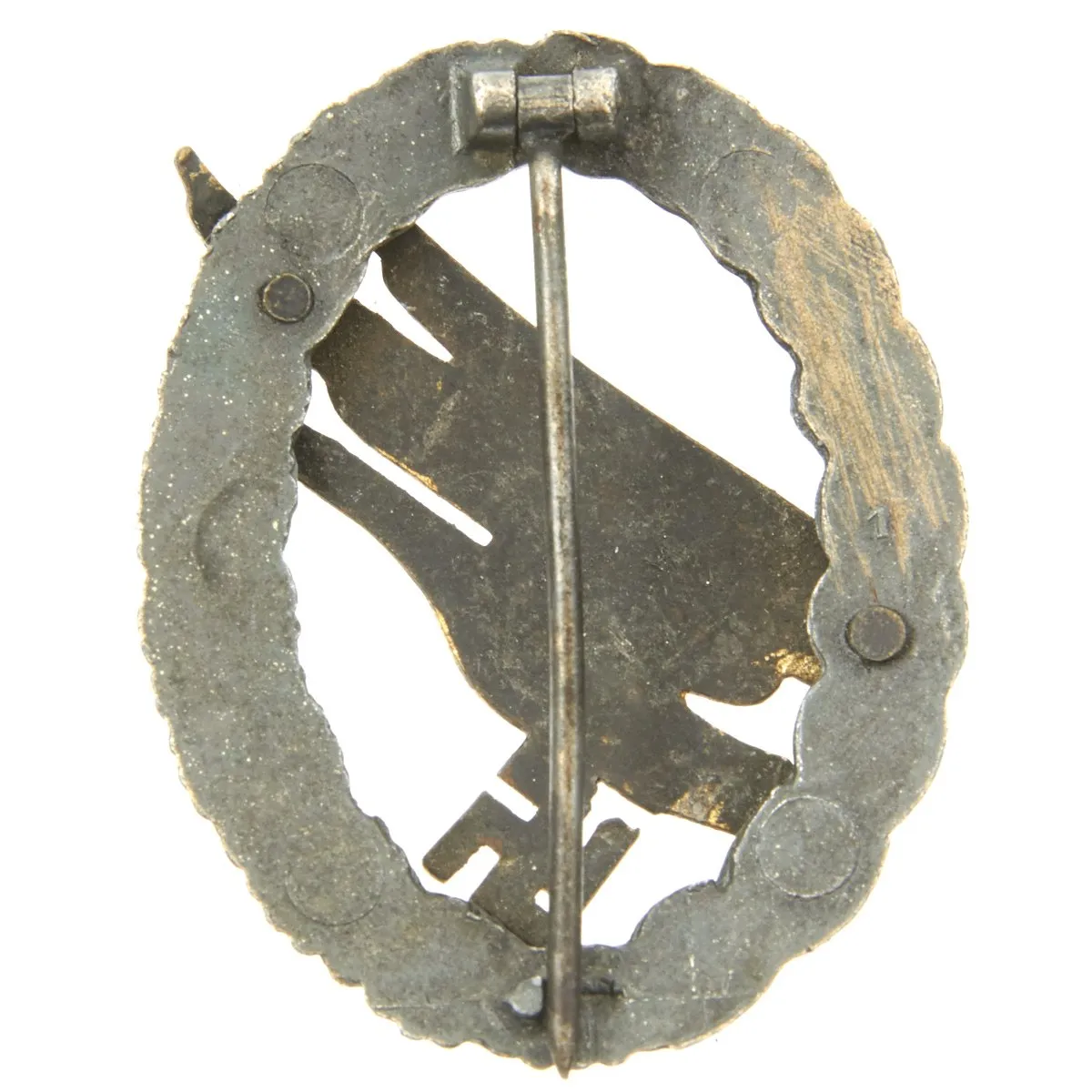 Original German WWII Lufwaffe Paratrooper Fallschirmjäger Badge by Deschler & Sohn - Parachutist Badge