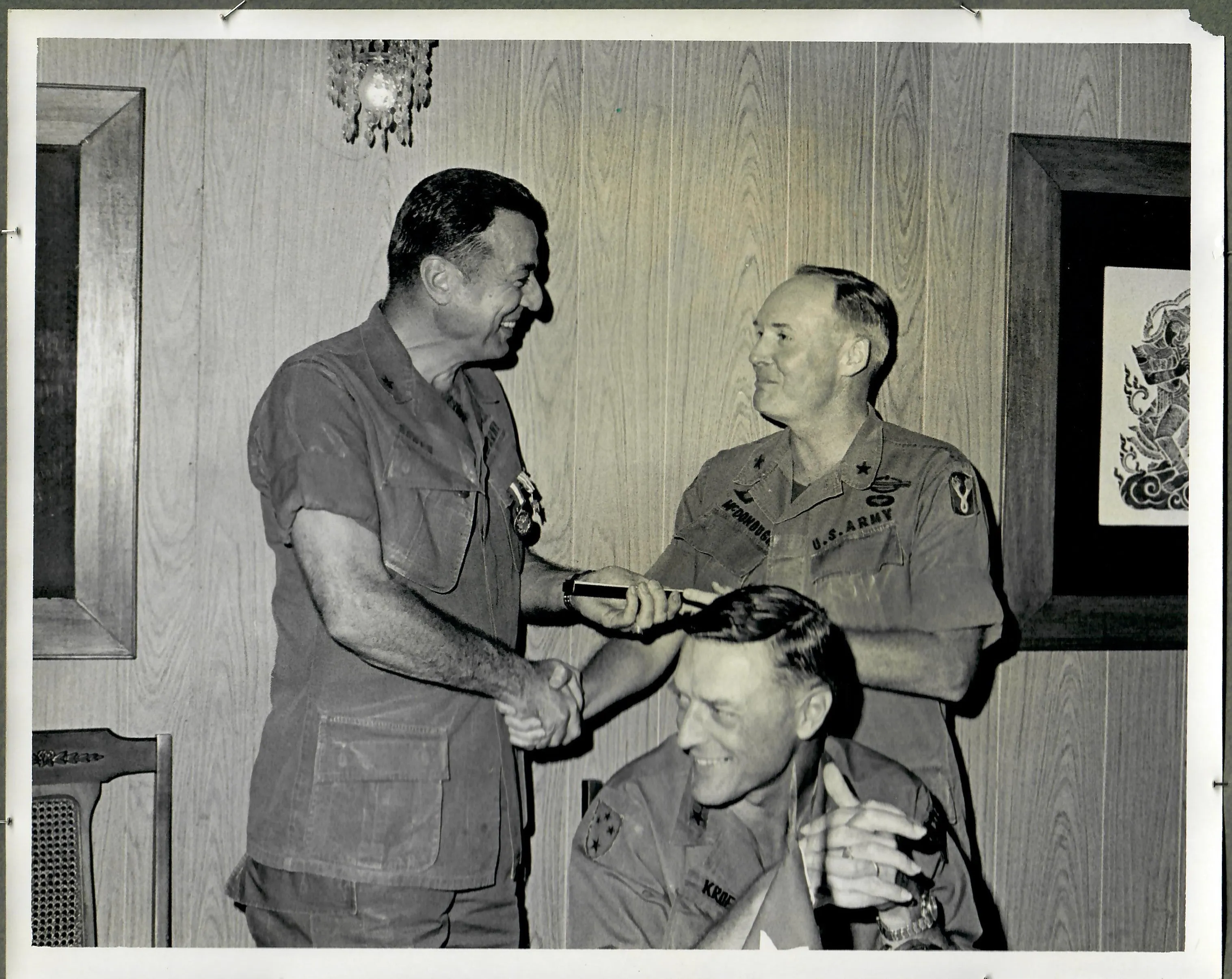 Original U.S. Vietnam War Brigadier General Thomas Willard Bowen AFH-1 Helicopter Pilot Flying Helmet and Uniform Grouping With Photos and Documents - Formerly A.A.F. Tank Museum