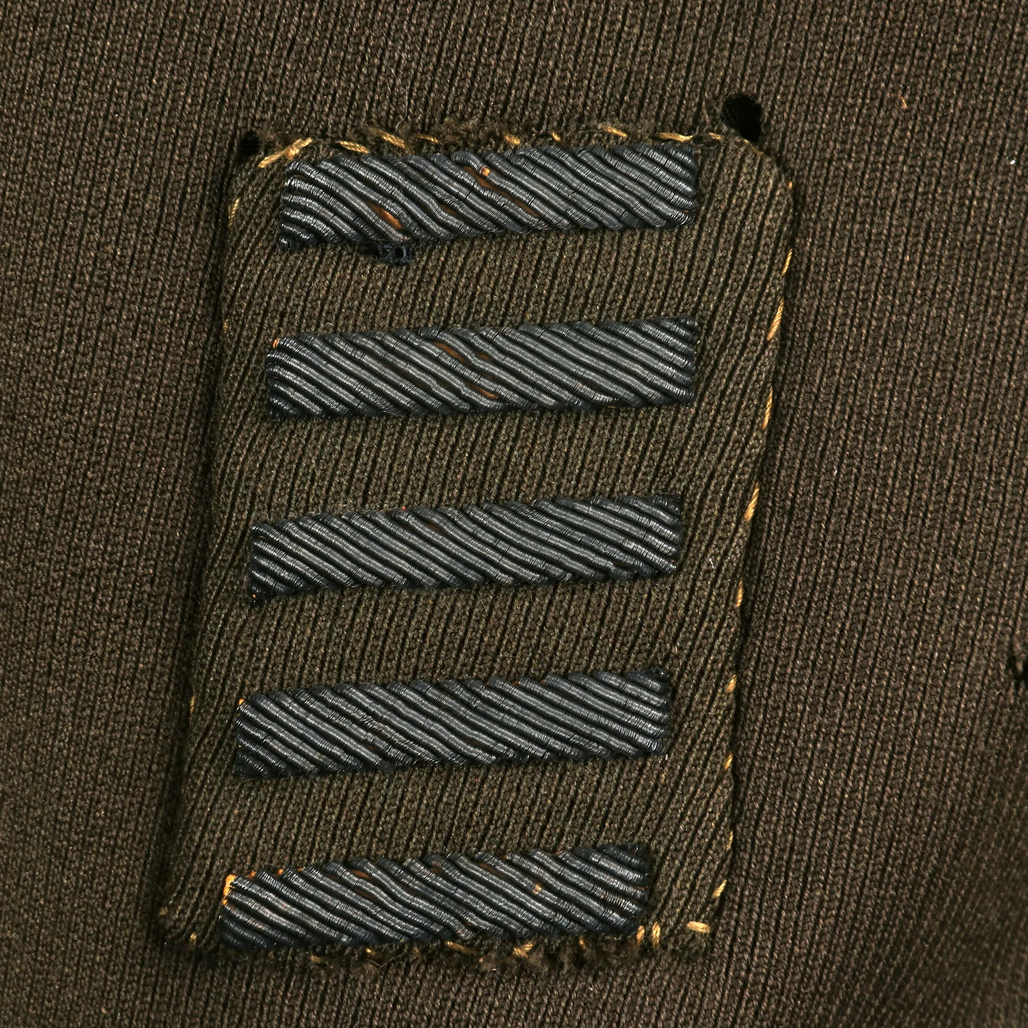 Original U.S. WWII 9th Infantry Division Lieutenant Colonel’s German-Made Ike Jacket with 8-Place Ribbon Bar & CIB