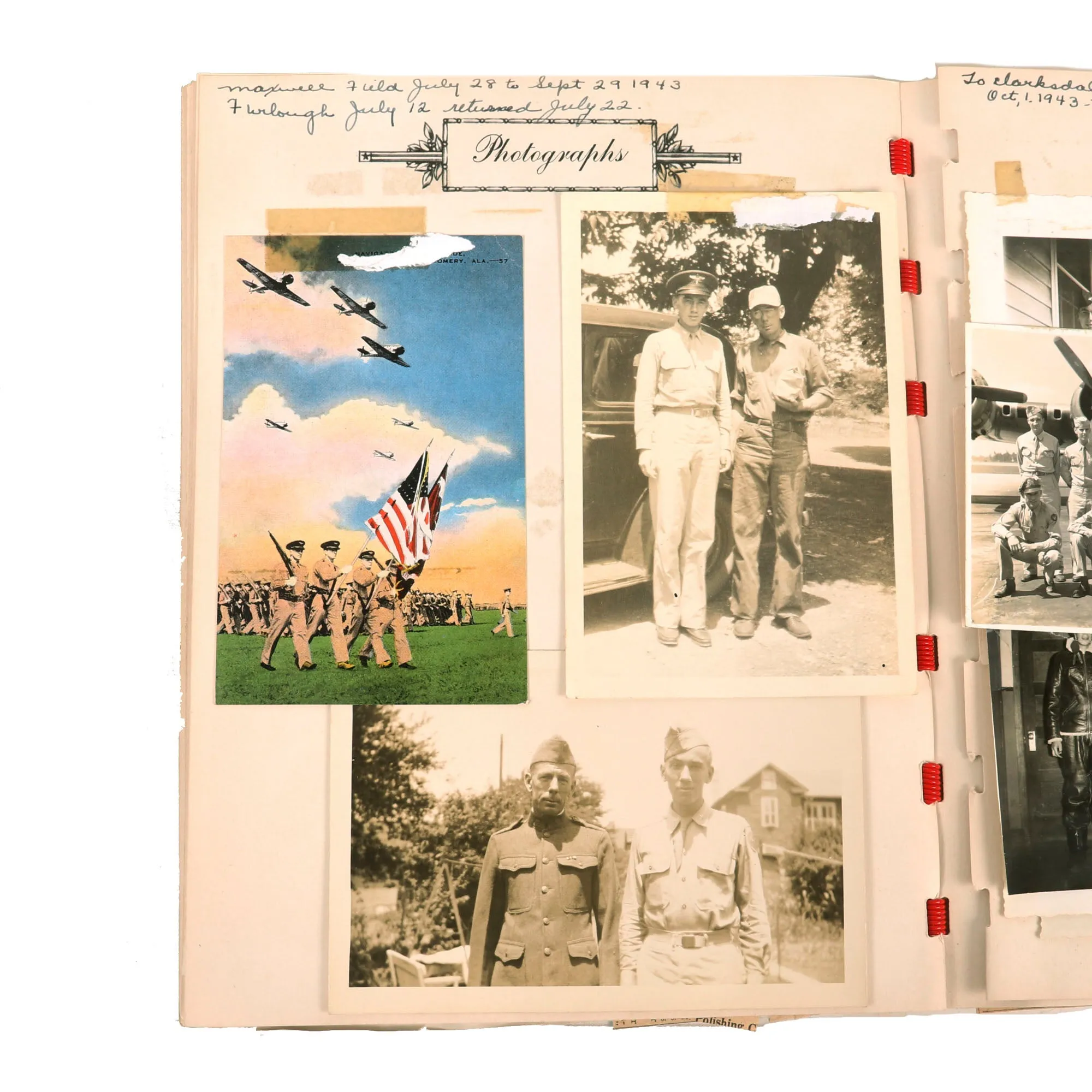 Original U.S. WWII B-17 “Gamblers’ Choice” Navigator William Lloyd Briner’s Painted A2 Flight Jacket, Medals, Flight Logs, & Ephemera Group with Six Massive Binders of Original Papers & More - 614th Bomb Squadron, 401st Bomb Group