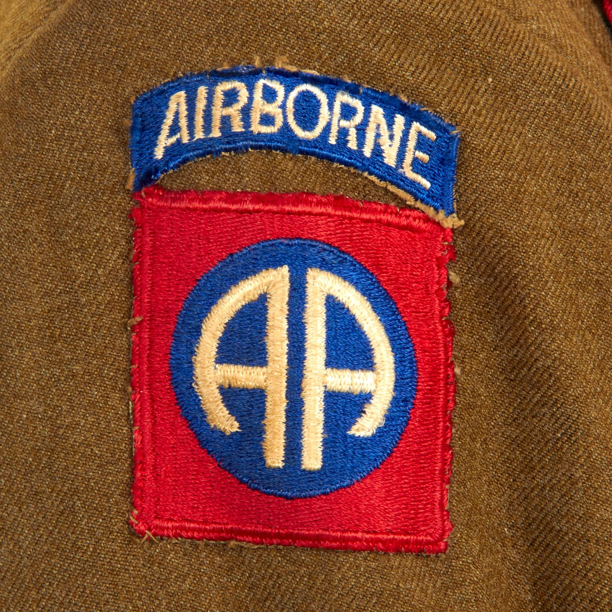 Original U.S. WWII Named Airborne Medic 82nd Airborne Division 307th Airborne Medical Company Ike Jacket Uniform Set