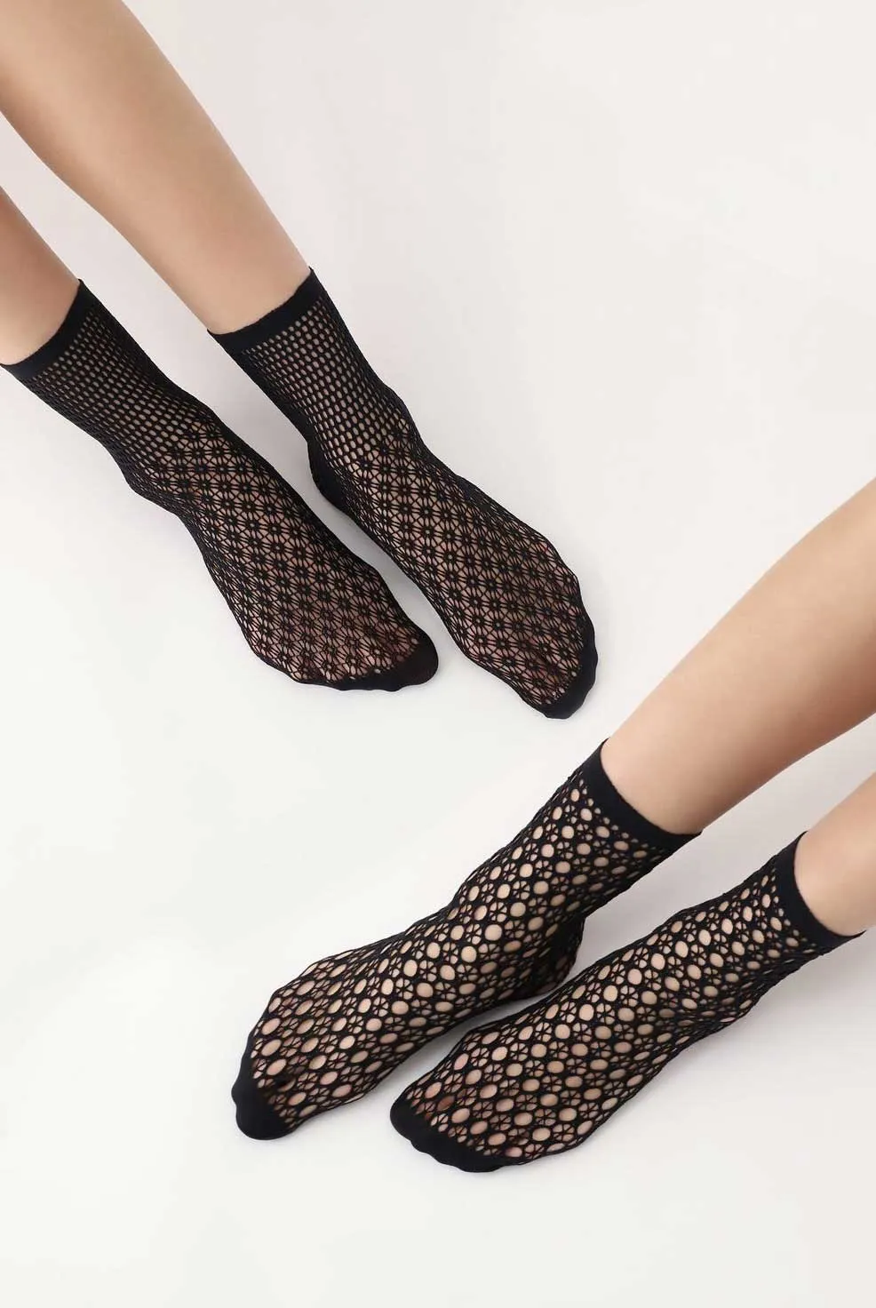 Oroblu Twins Bipack Crew Mesh Socks