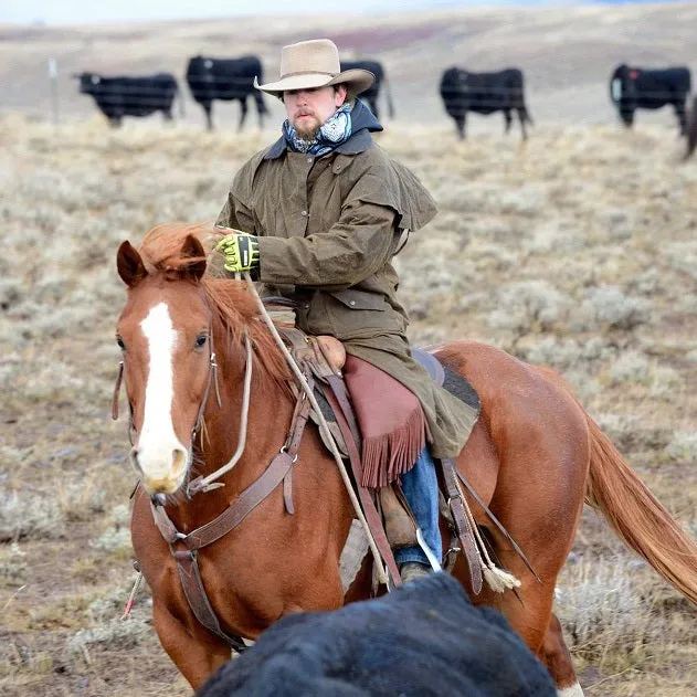 Outback Trading Company Men's "Stockman Duster"  Oilskin Jacket