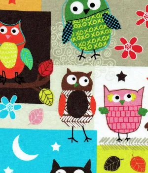 Owls Multi Bib (Drop-Me-Not)