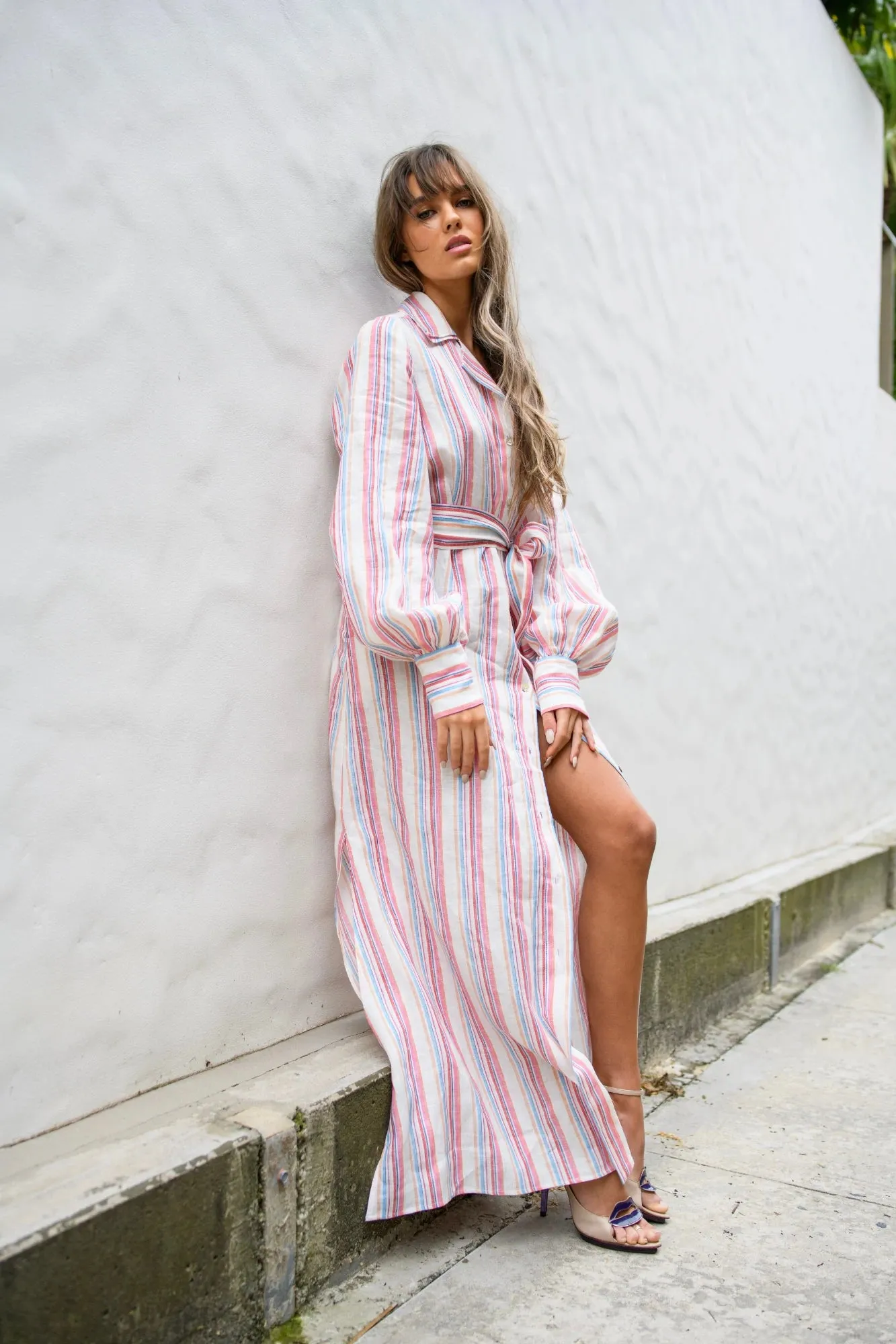 Pampelonne Dress in Riviera Stripe