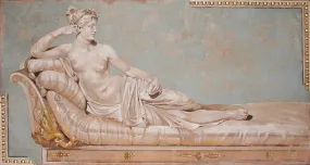 Paulina Borghese as Venus Fresco Painting