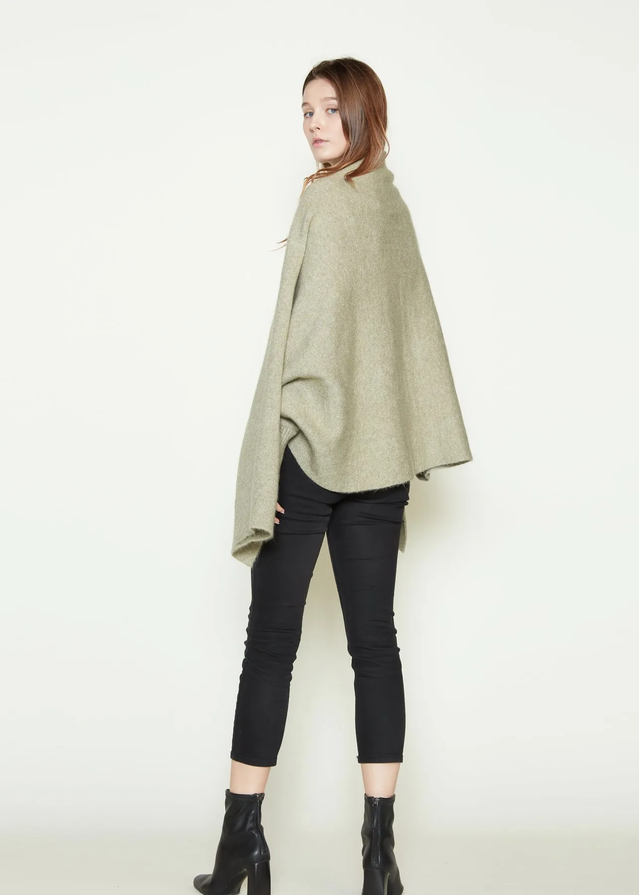 Pocket Shrug Cape Cardigan