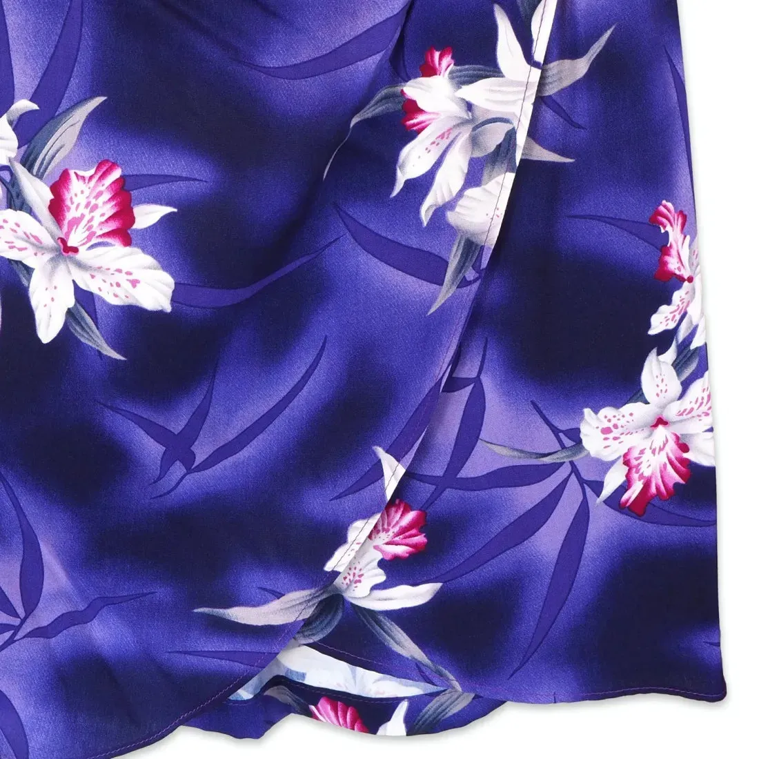 Poipu Purple Honi Hawaiian Dress