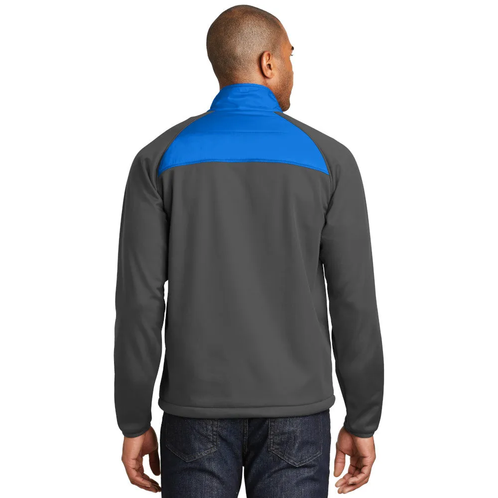 Port Authority® Hybrid Soft Shell Jacket - Skydriver Blue / Grey Steel