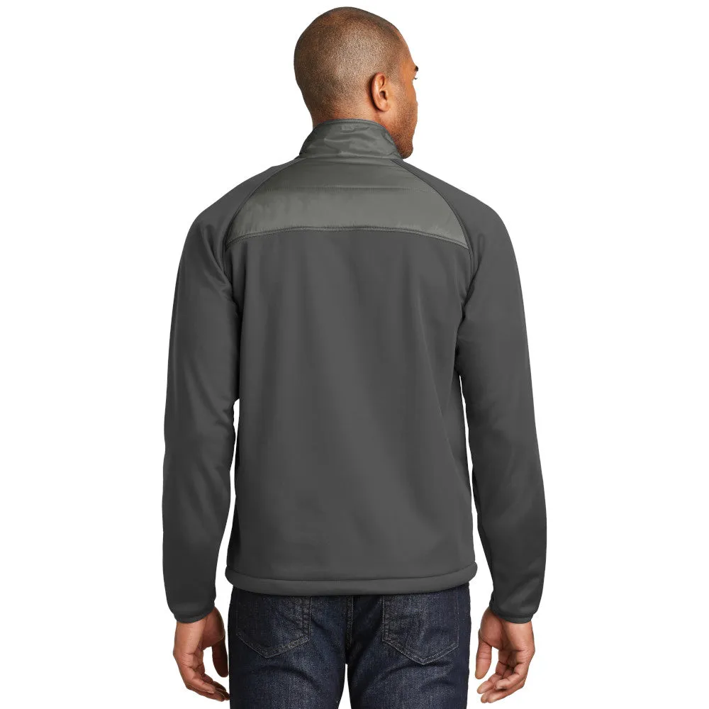 Port Authority® Hybrid Soft Shell Jacket - Smoke Grey / Grey Steel