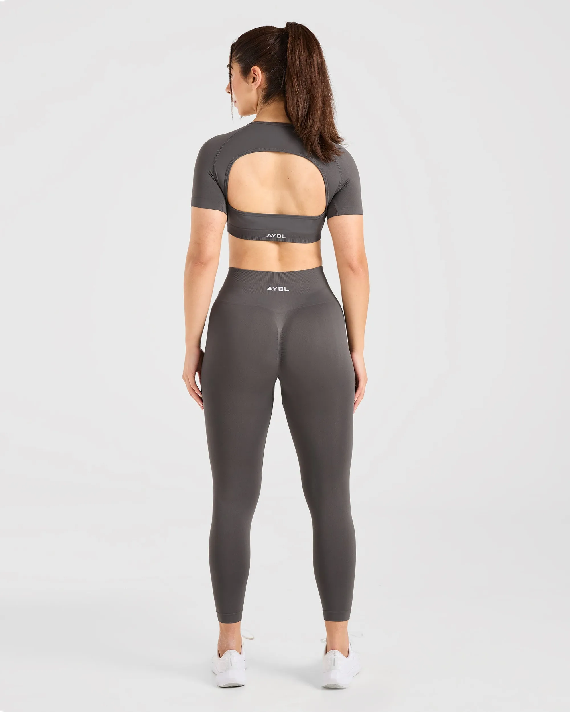 Power Seamless Leggings - Charcoal