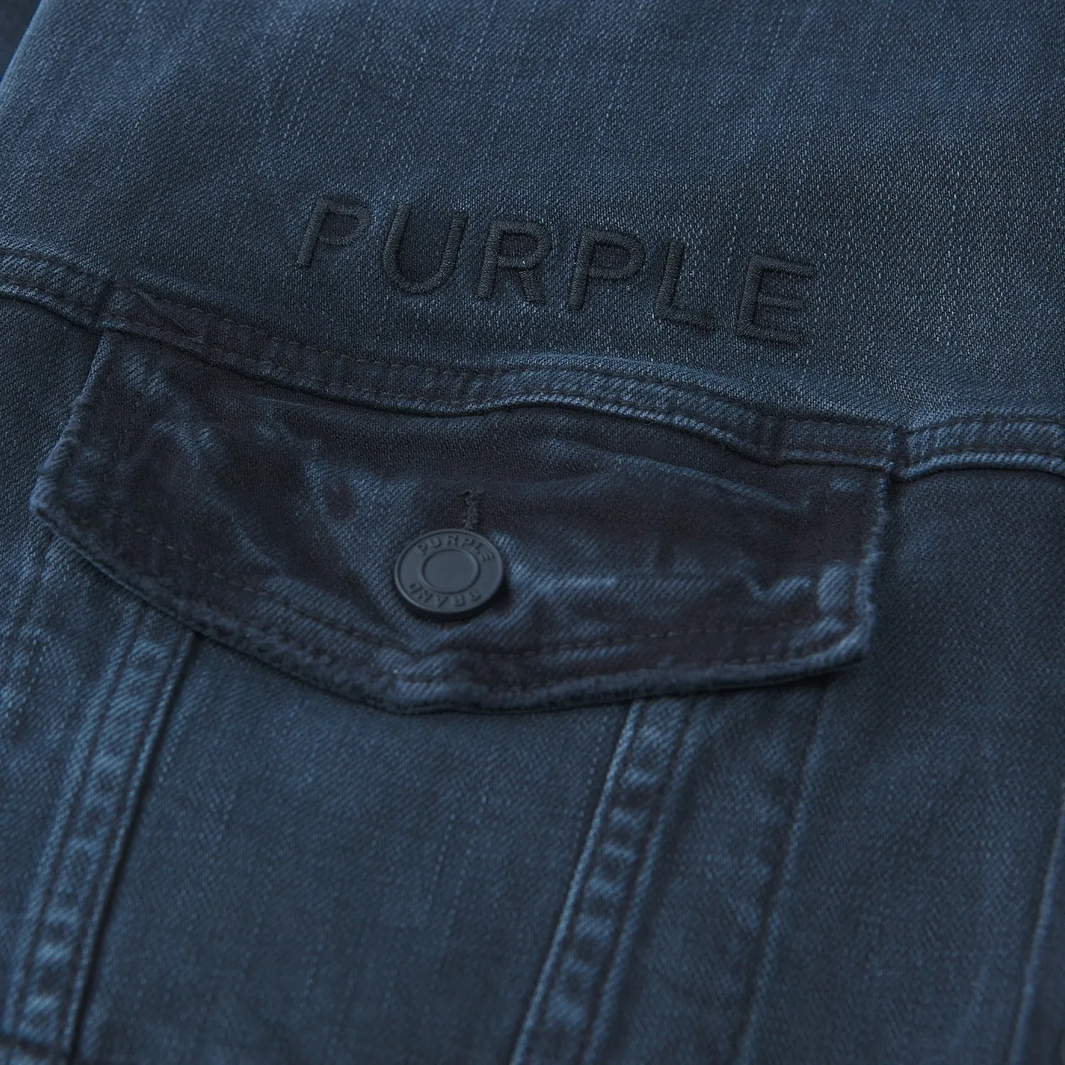 Purple X Blue Sky Denim Jacket | Orange