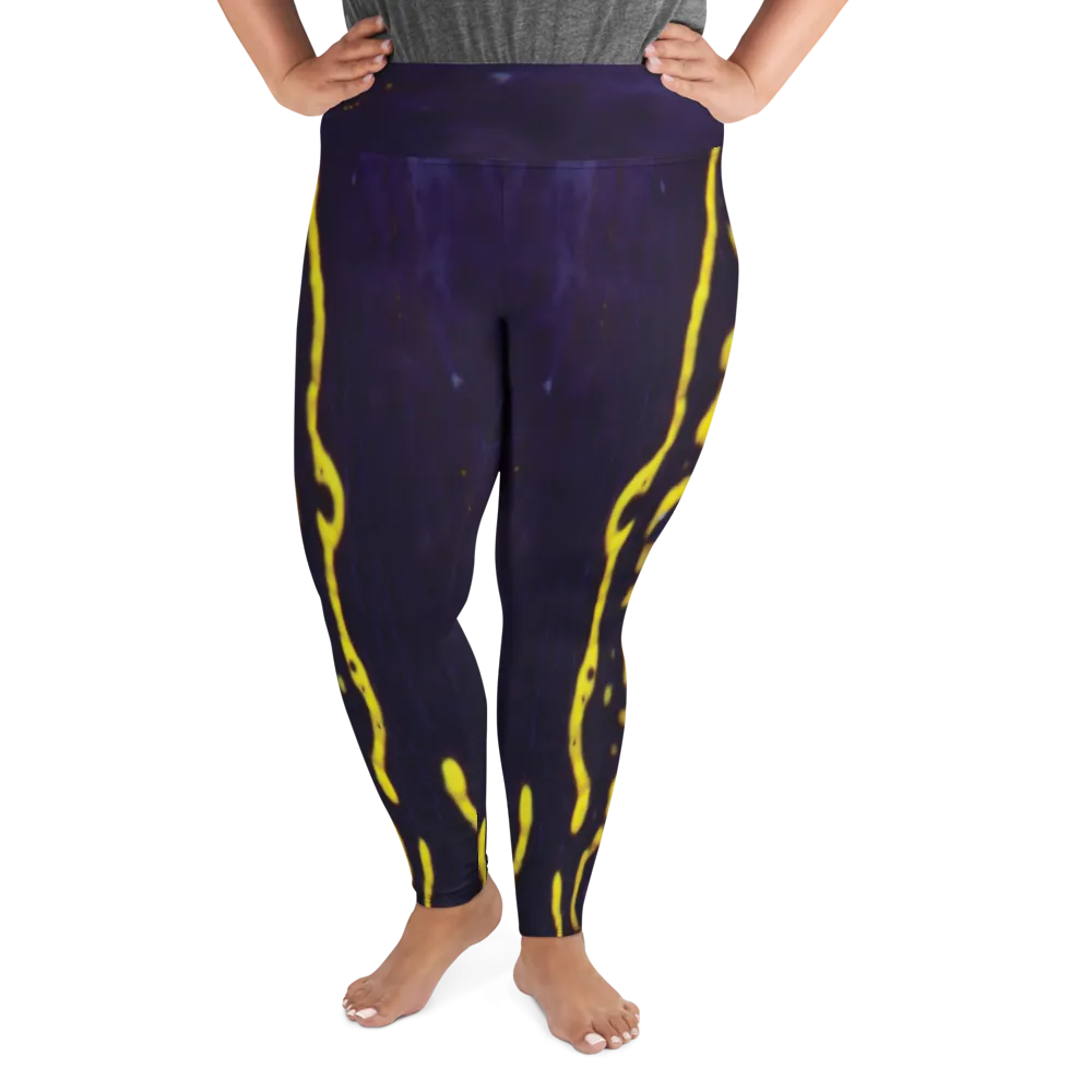 Regal Sea Goddess Plus Size Leggings