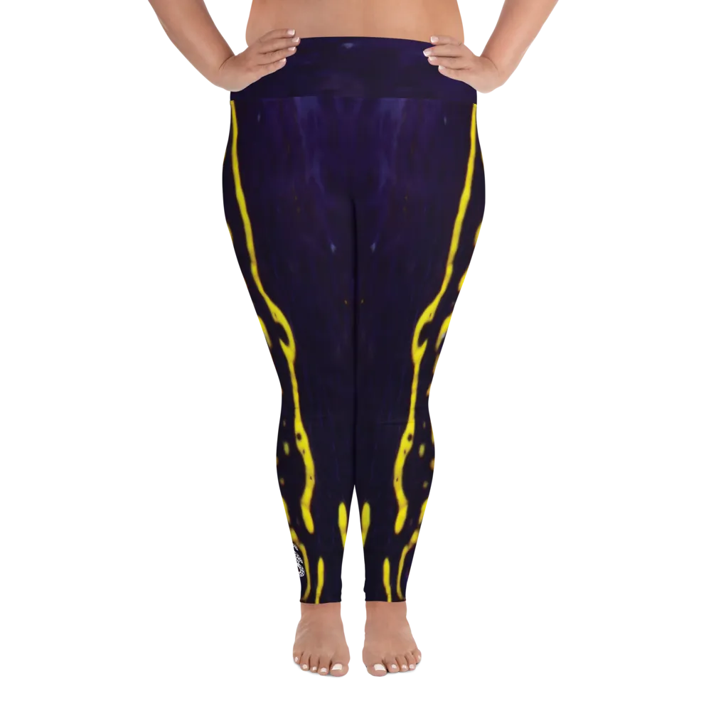 Regal Sea Goddess Plus Size Leggings