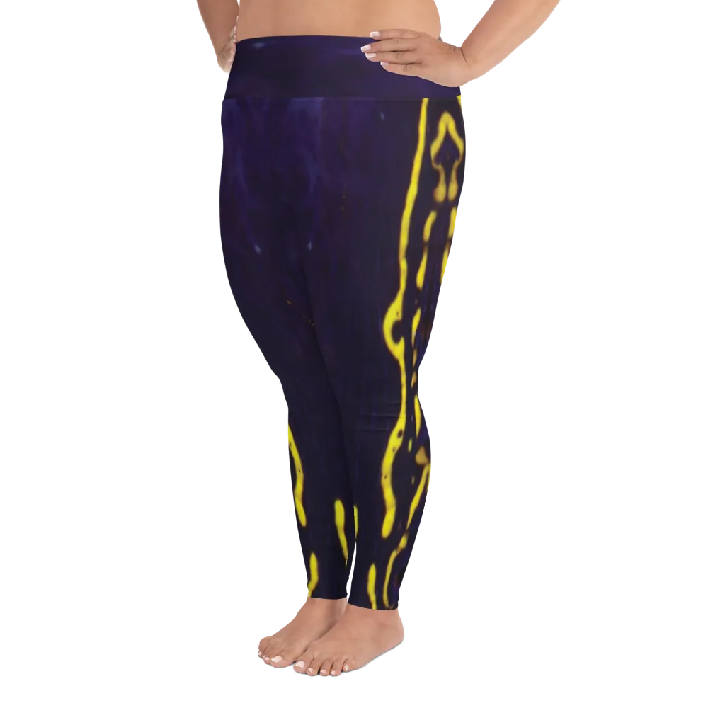 Regal Sea Goddess Plus Size Leggings