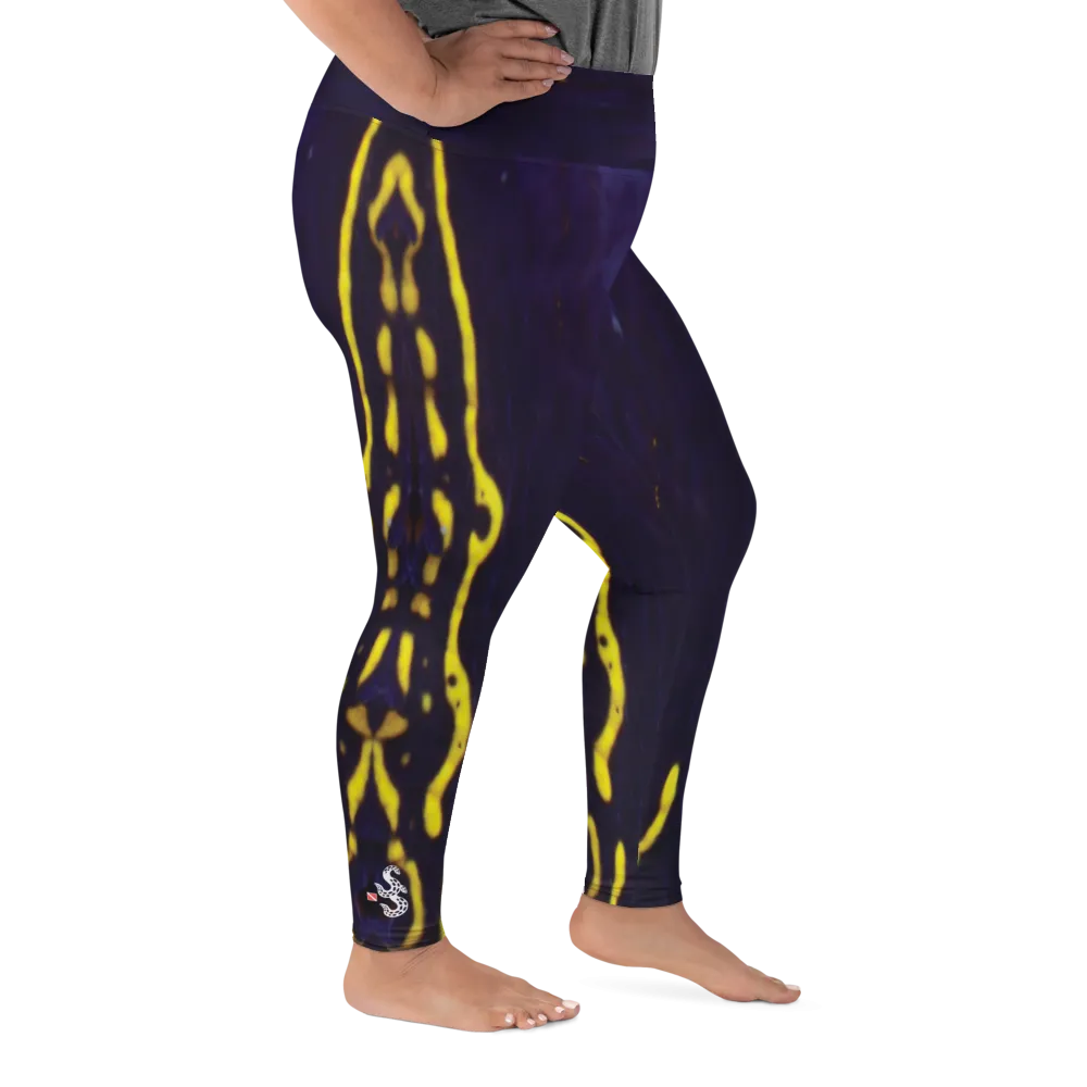 Regal Sea Goddess Plus Size Leggings