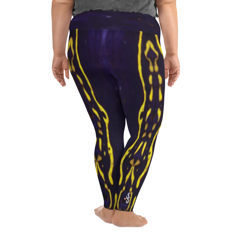 Regal Sea Goddess Plus Size Leggings