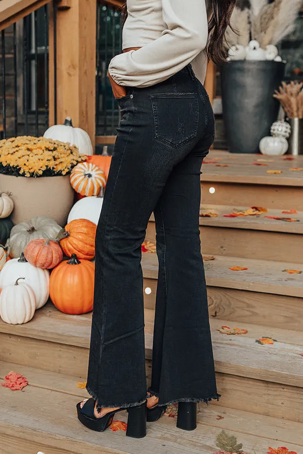 Risen The Reesley High Waist Flares in Black