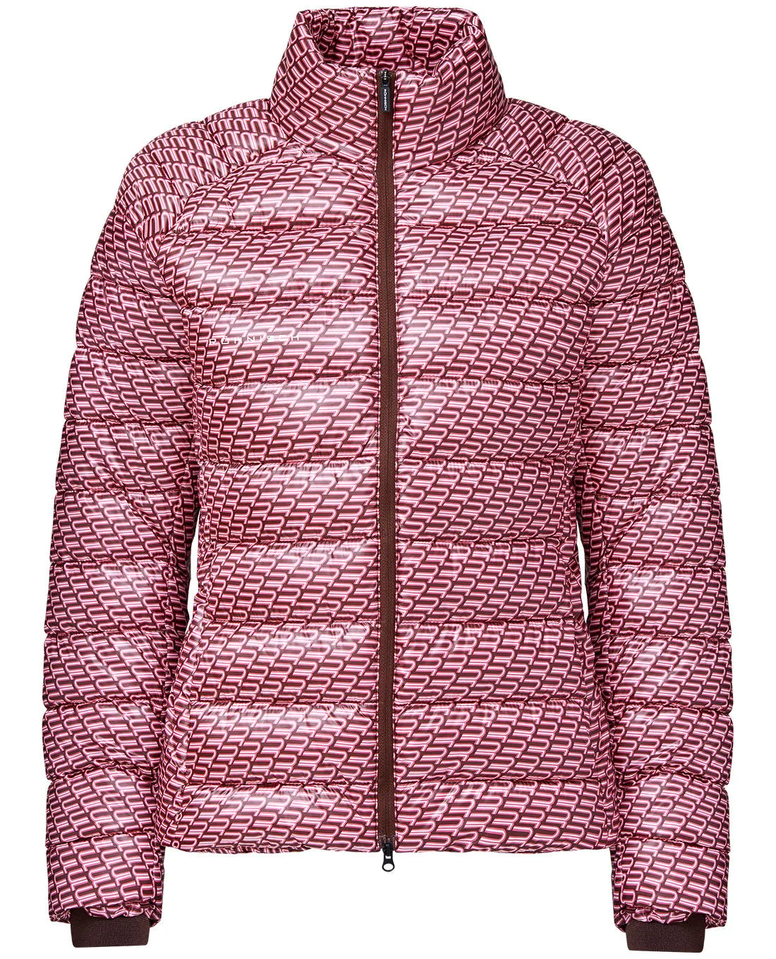 ROHNISCH Airlite Padded Jacket Carmine Rose Retro R Mono