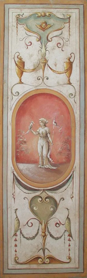 Roman Ornamental Fresco Painting