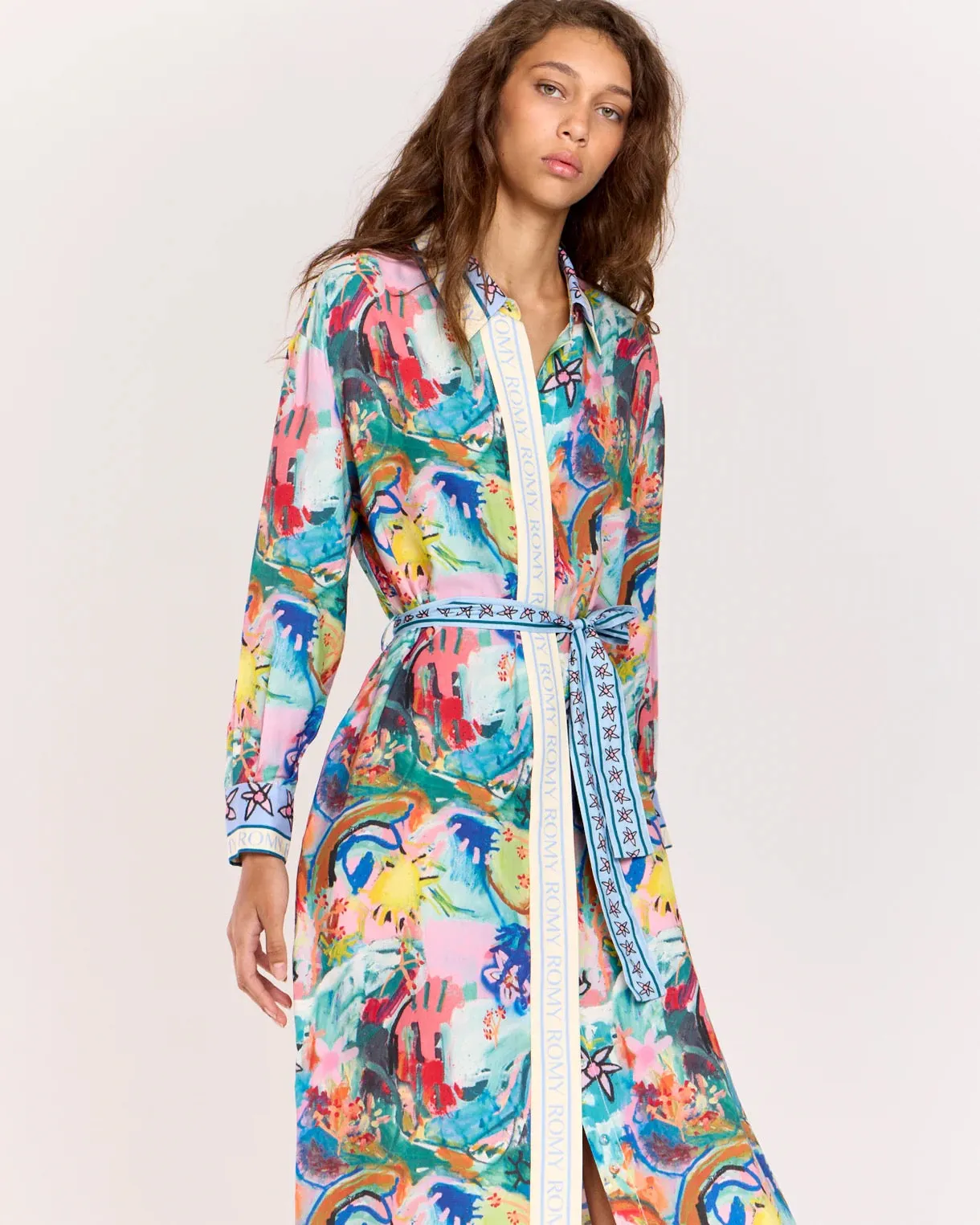 ROMY Vibescent Shirt Dress