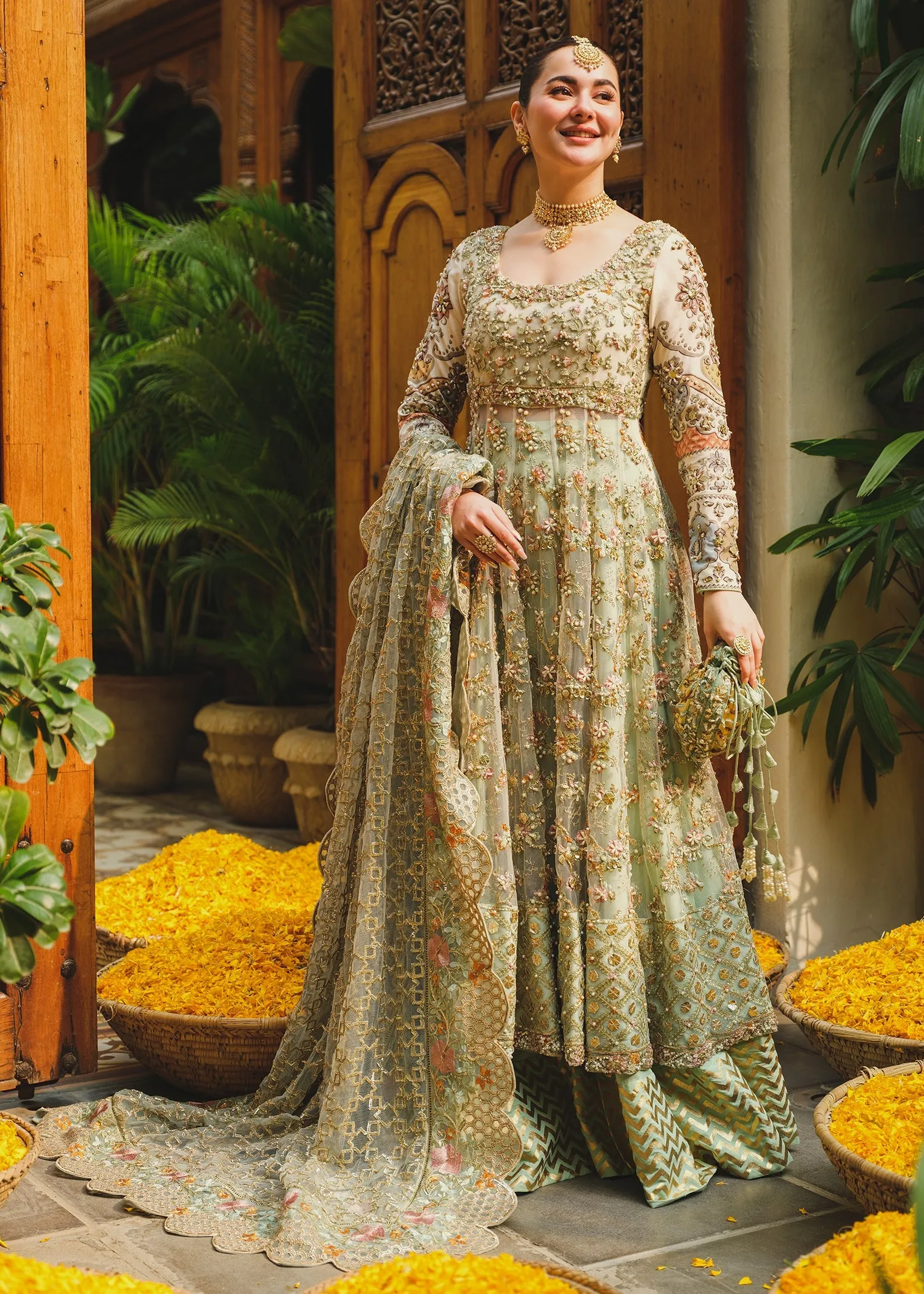 Saira Shakira x Hania Aamir Luxury Wedding Formals – Taupe