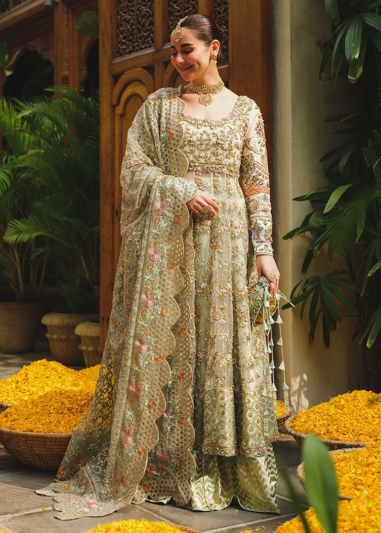 Saira Shakira x Hania Aamir Luxury Wedding Formals – Taupe