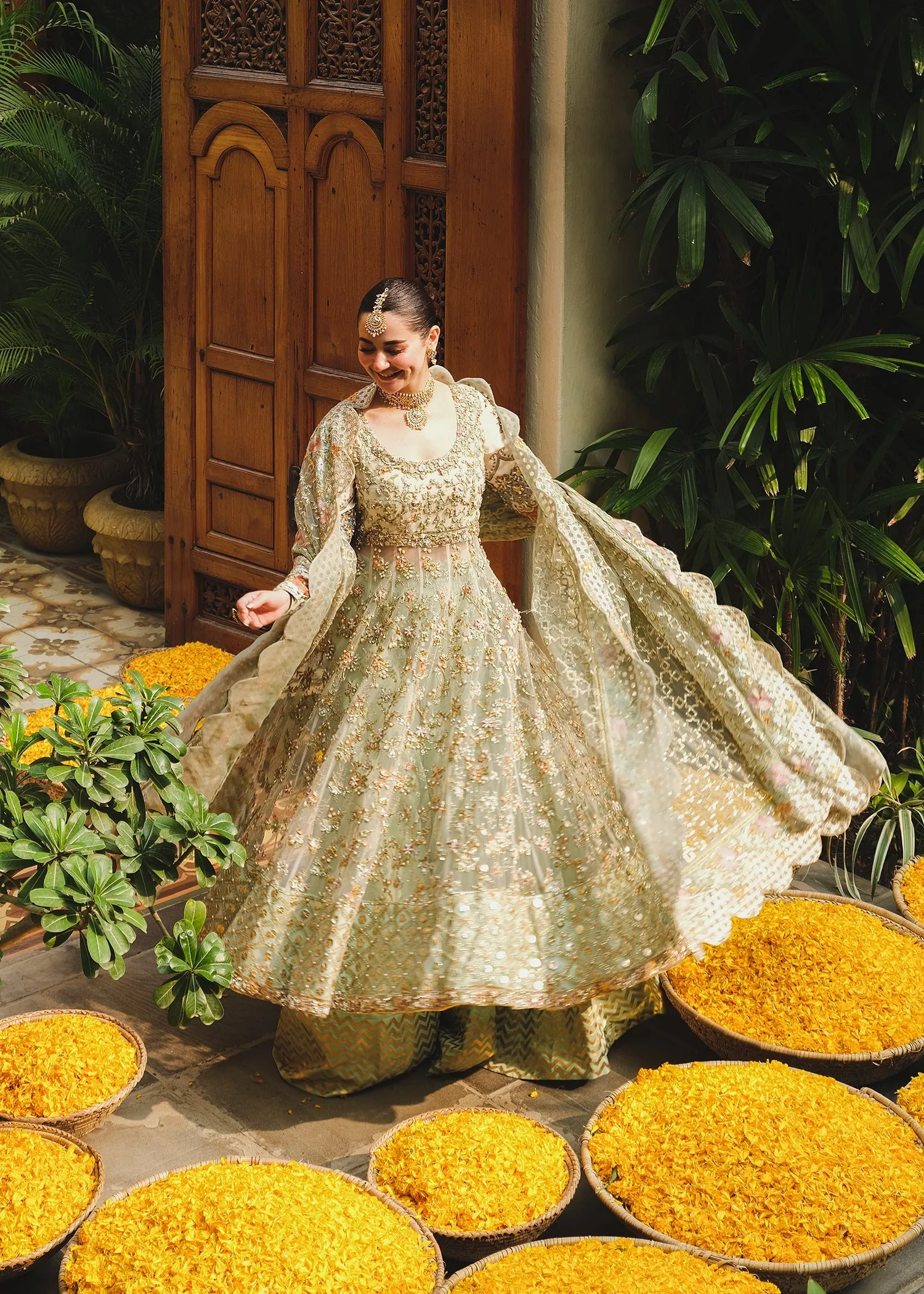 Saira Shakira x Hania Aamir Luxury Wedding Formals – Taupe